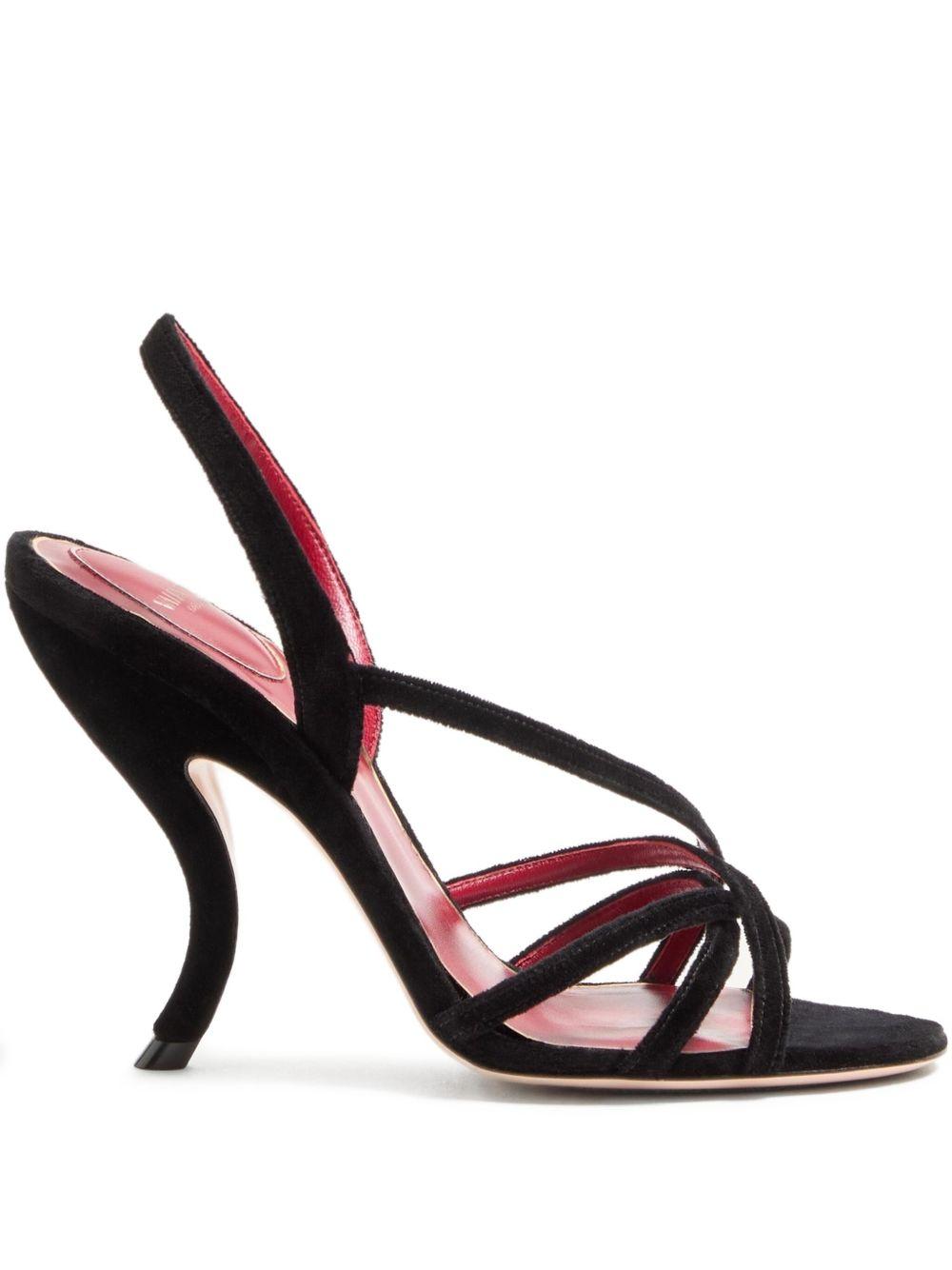 Fetishique Velvet Sandal 105Mm 7W0S0NC6WPJ 0NO VALENTINO GARAVANI 