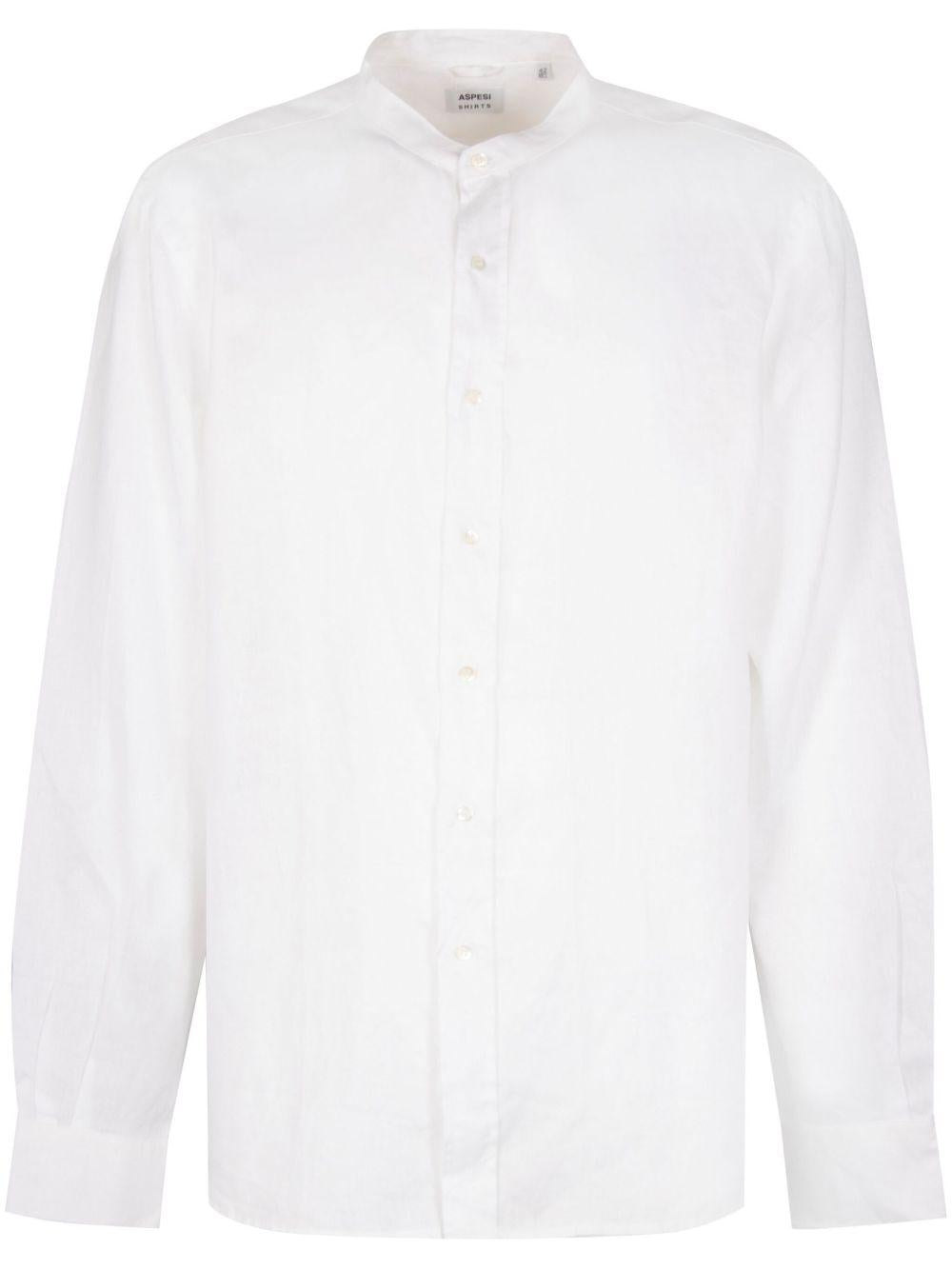 MANDARIN SHIRT IN LIGHT LINEN S6_A_CE76 C19585072 ASPESI 