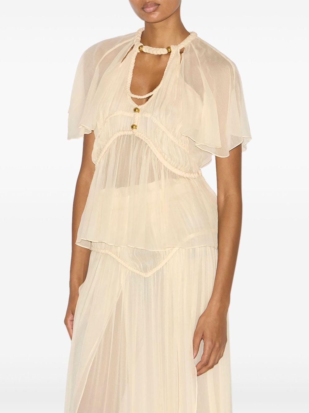 Rosaline gathered silk top HT0637FA C2J04I23EC ISABEL MARANT 