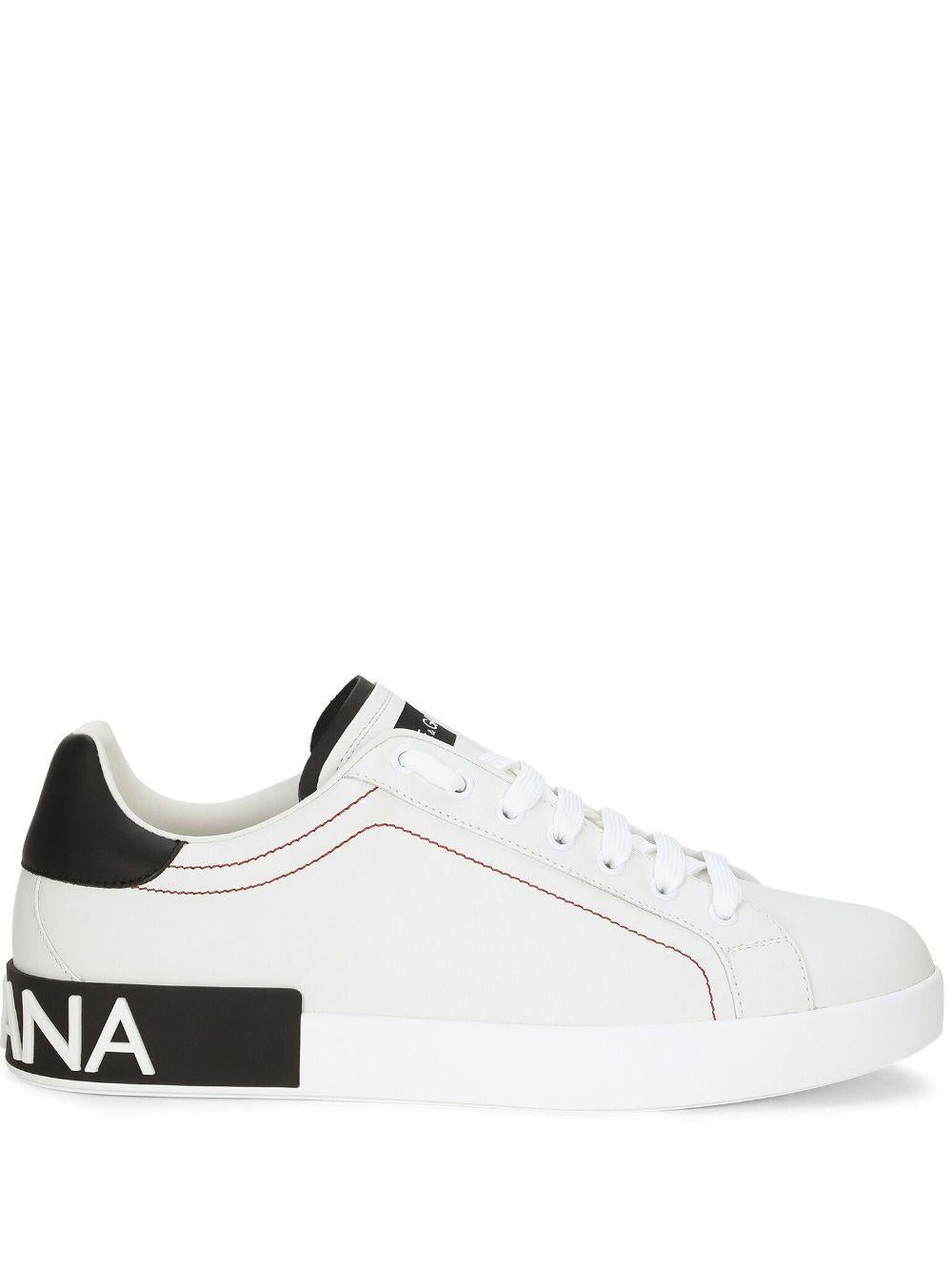 Logo-patch low-top sneakers<BR/><BR/><BR/> CS2216 AH52689697 DOLCE & GABBANA 