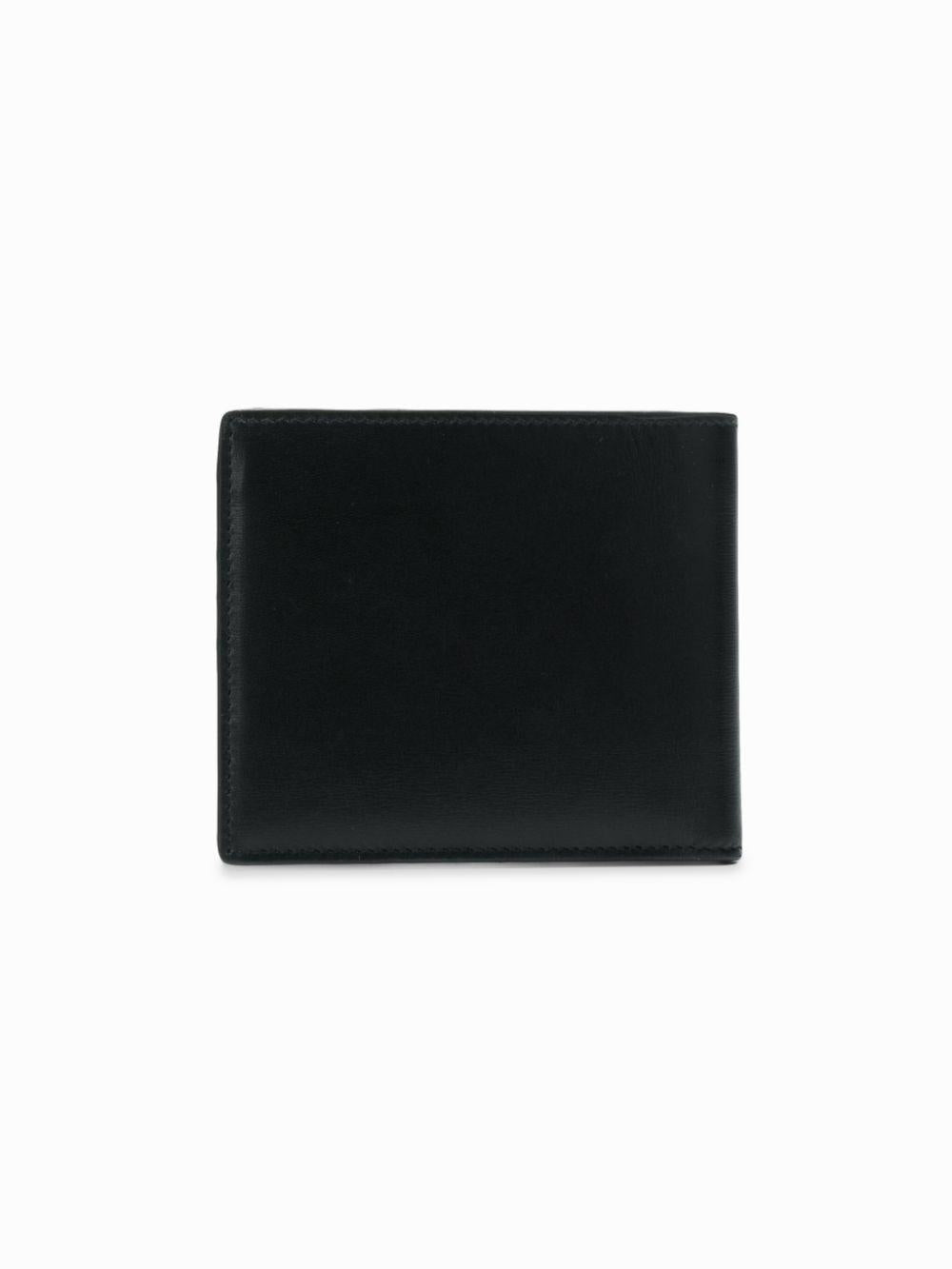 Portafoglio Est/West Monogram in pelle nera 4532760SX0E 1000 SAINT LAURENT 
