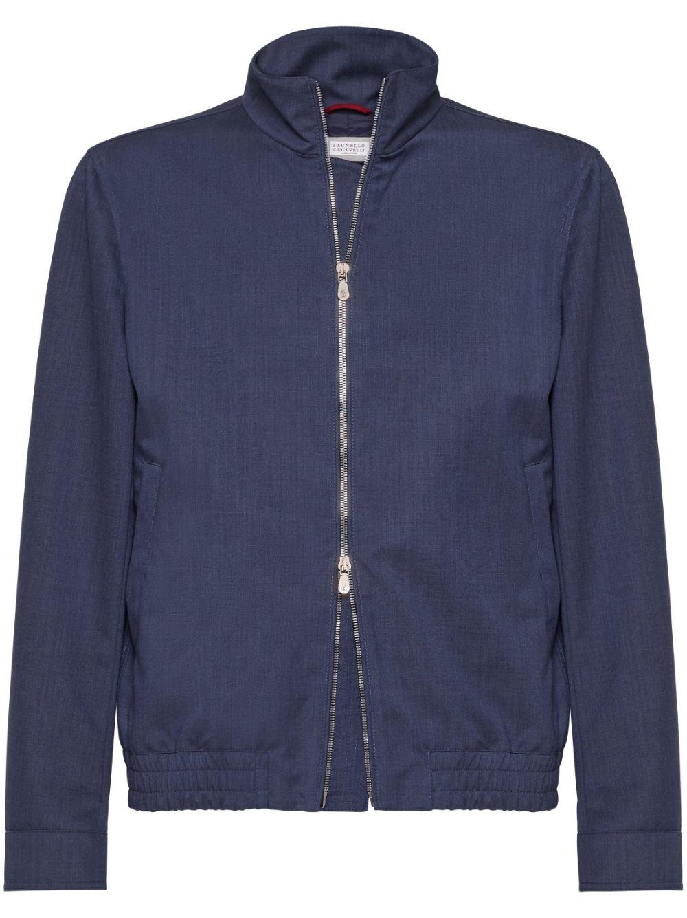 Bonded bomber jacket<BR/><BR/><BR/> MM4506424 CYV34 BRUNELLO CUCINELLI 