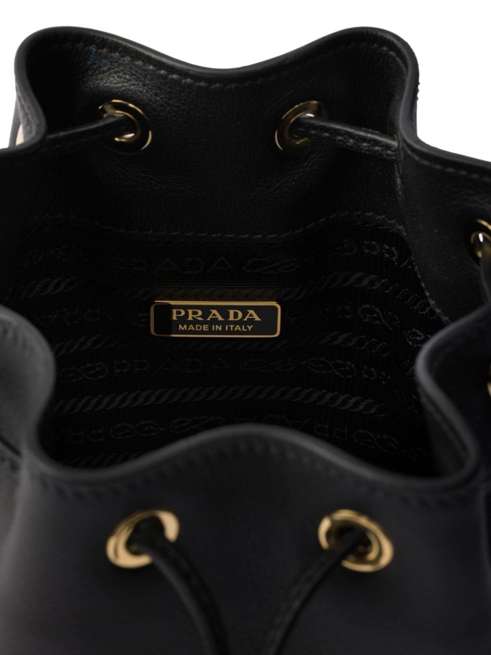 Leather mini bag 1BE067 2CYSF0002 PRADA 
