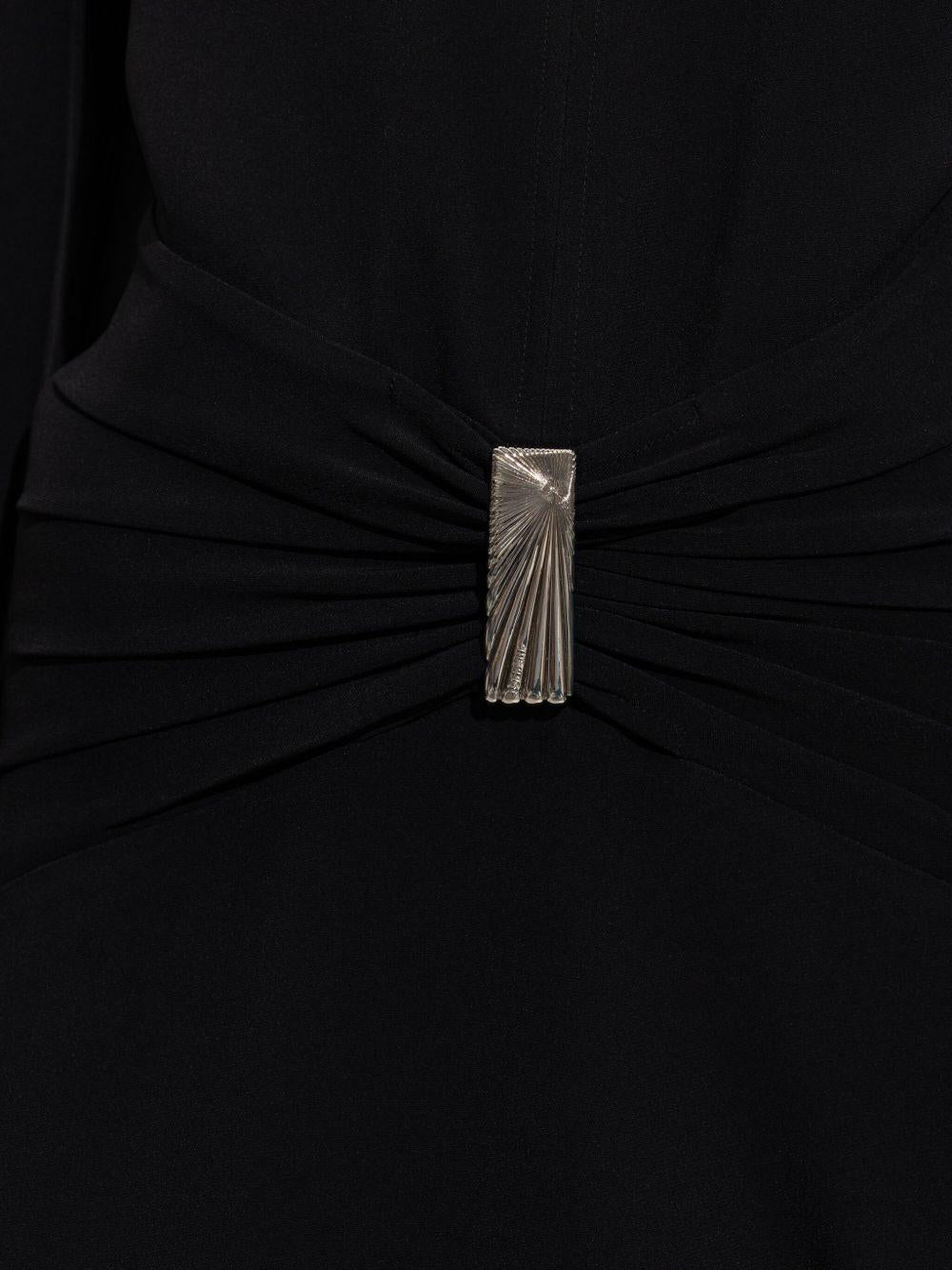 Black mini dress 251WCA00449 ACC001AA100 THE ATTICO 