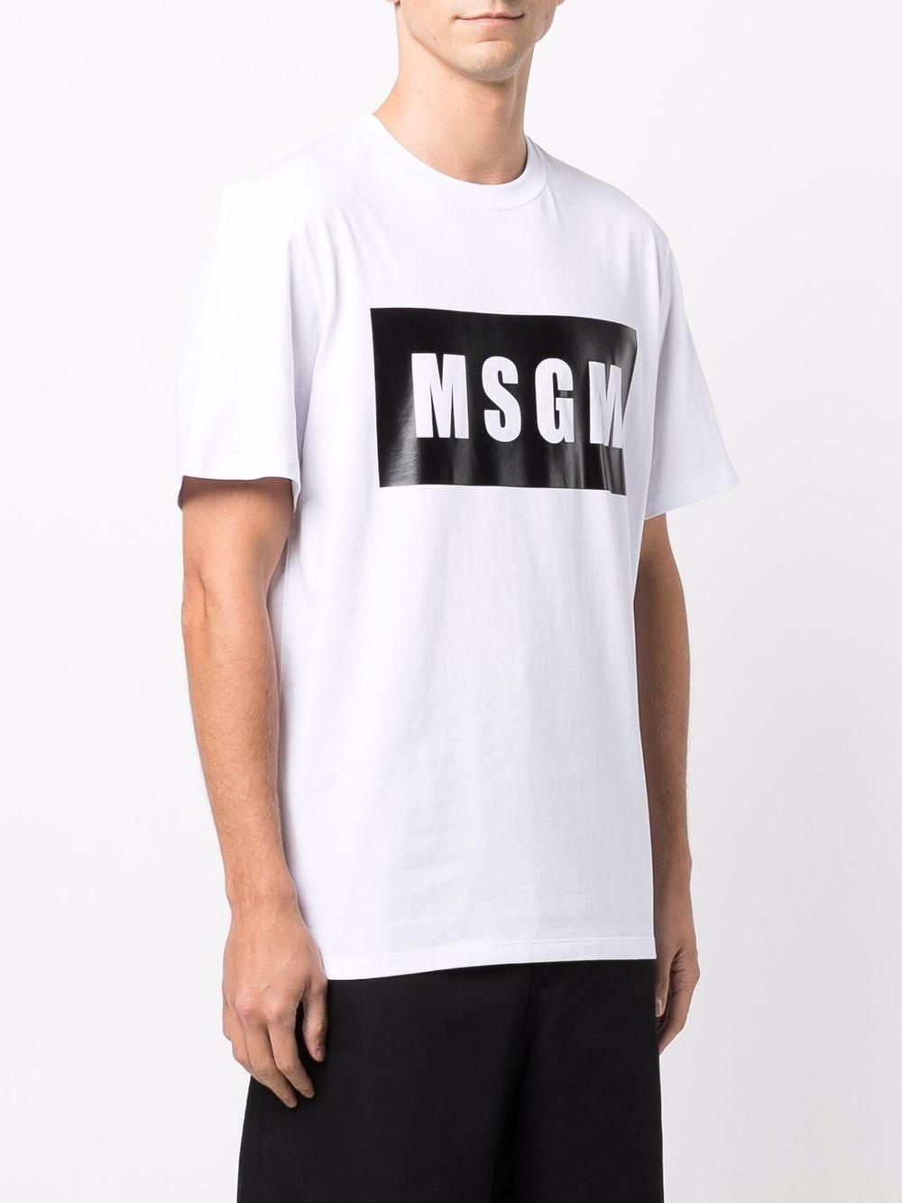 Logo patch T-shirt 2000MM520 20000201 MSGM 