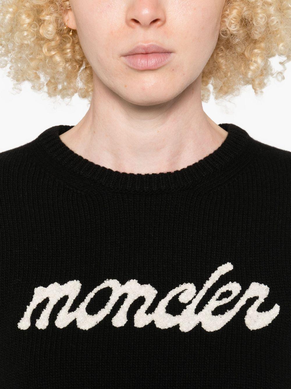 Logoed wool and cashmere jumper K20939C00004 M4281999 MONCLER 