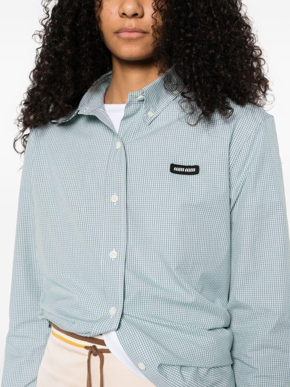 Poplin shirt MK18421805 S-OOOF077U MIU MIU 