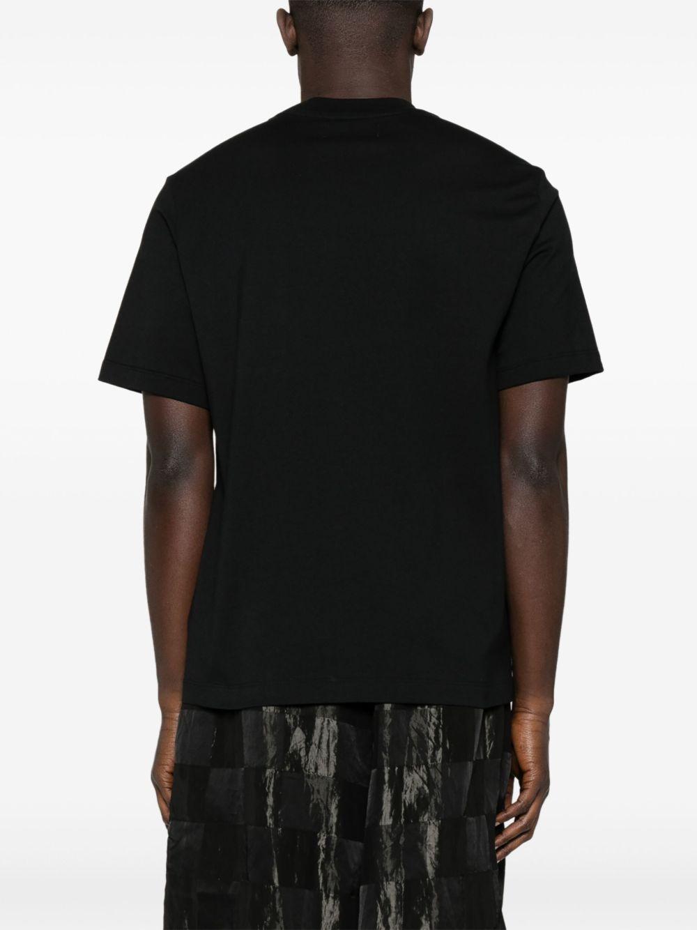 Rubberised-logo T-shirt<BR/><BR/><BR/> AMJYTE1073 BLACK AMIRI 