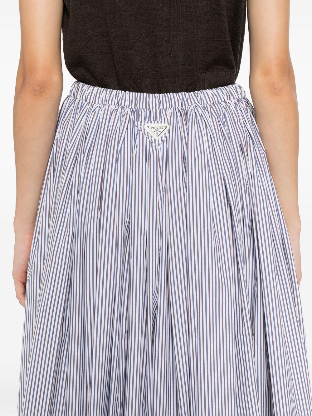 Midi stripes skirt 21X000 16QHF0UB0 PRADA 