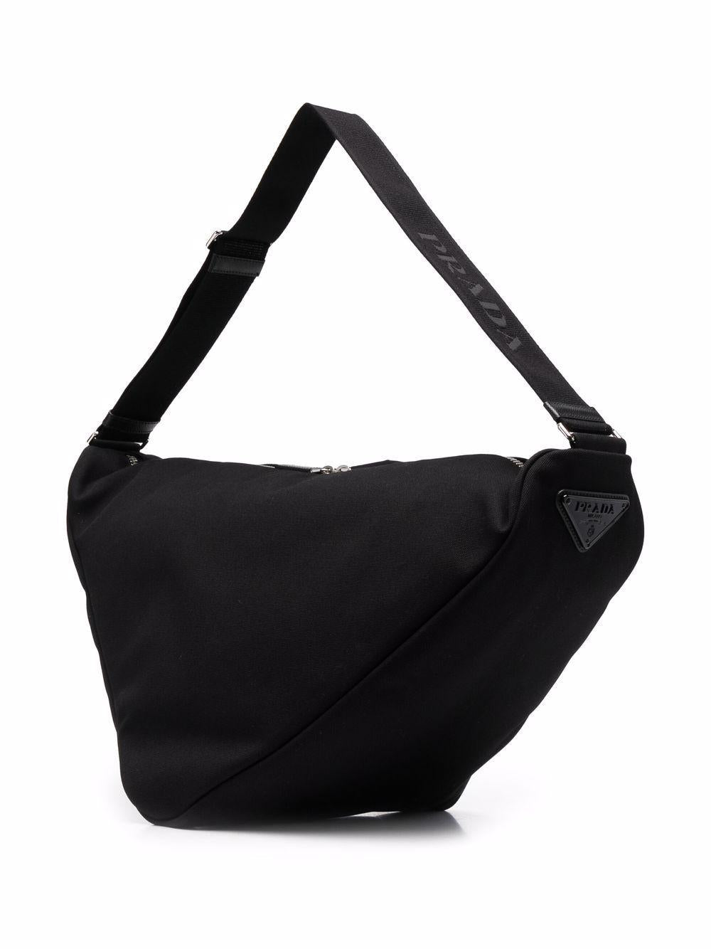 Black Triangle logo-embossed tote bag 010 V OLO 2VY007 F0002 PRADA 