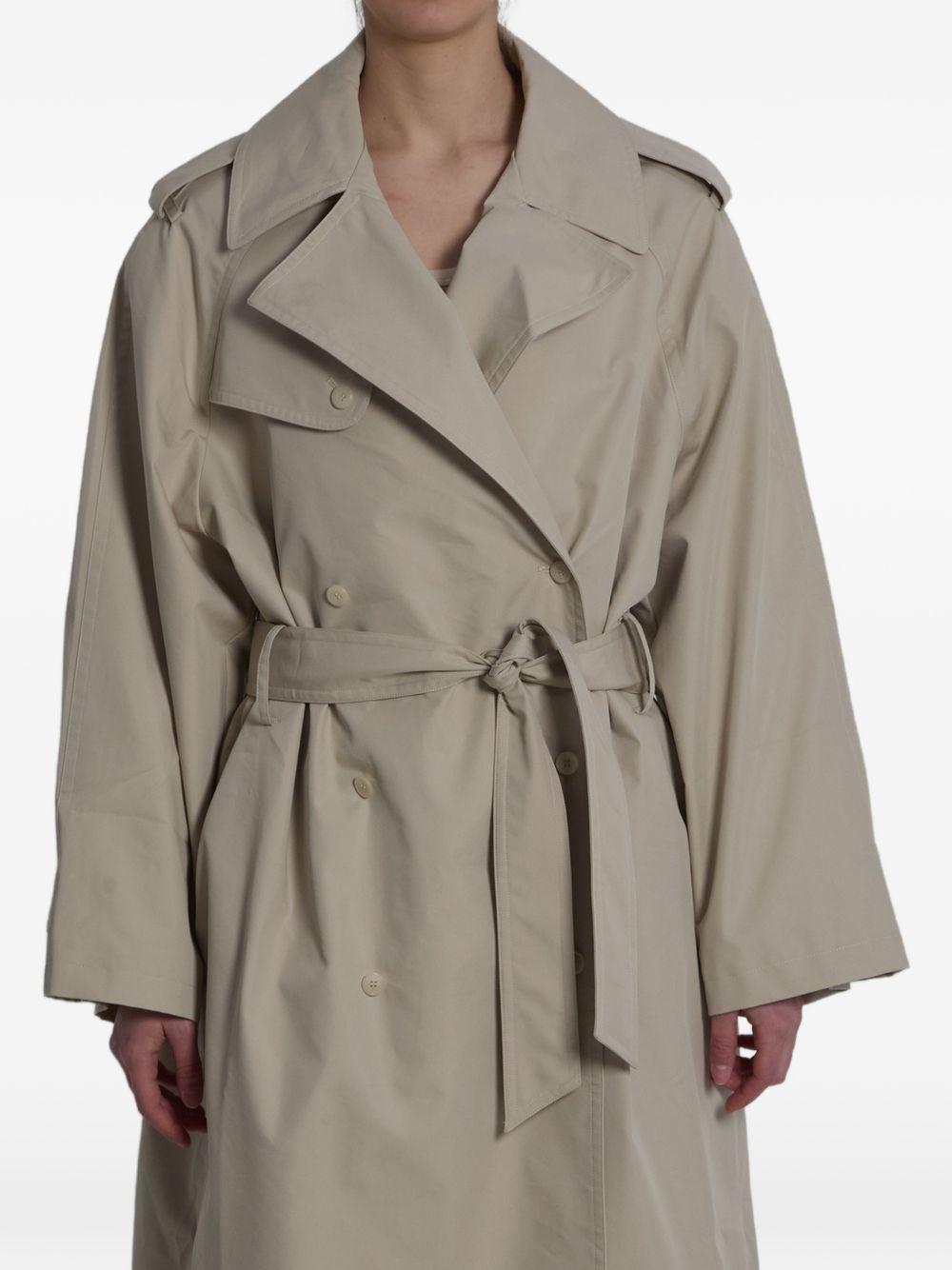 RIVA COTTON TRENCH COAT TRFS21991049 LIGHT BEIGE THE FRANKIE SHOP 