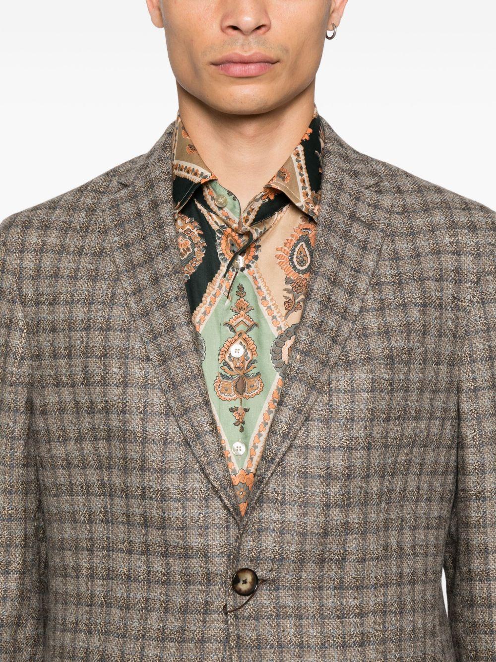 Long-Sleeved Checked Blazer MRCA0006 99TQB68S9820 ETRO 