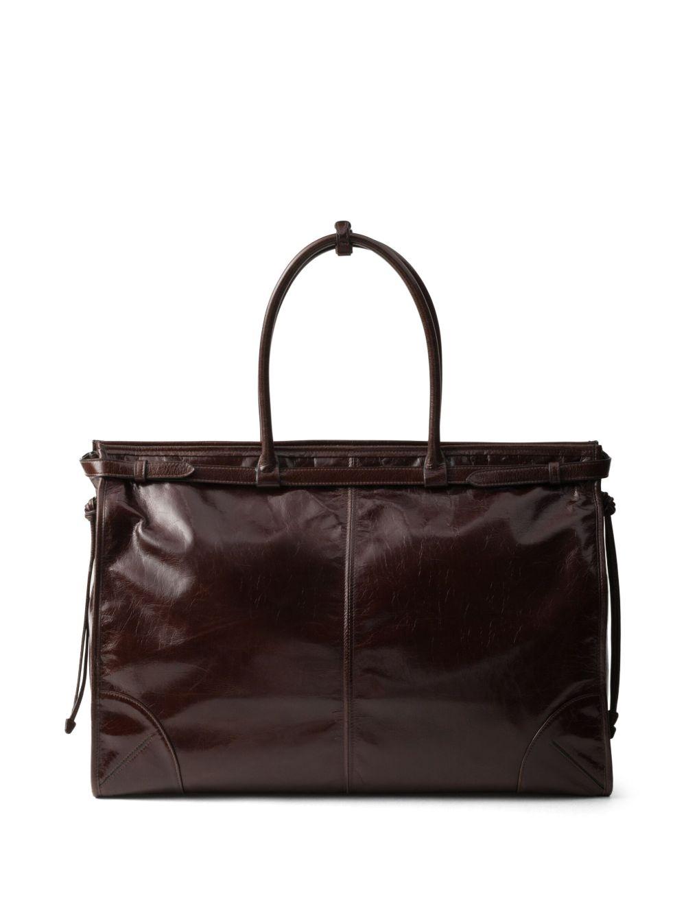 Prada Bonnie leather tote bag 2VG1282CYR V-OOOF01D6 PRADA 