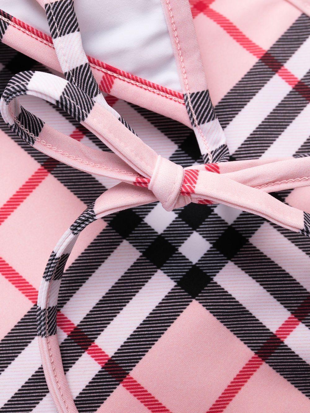 Vintage Check bikini set 8054690 DUSTY PINK BURBERRY 