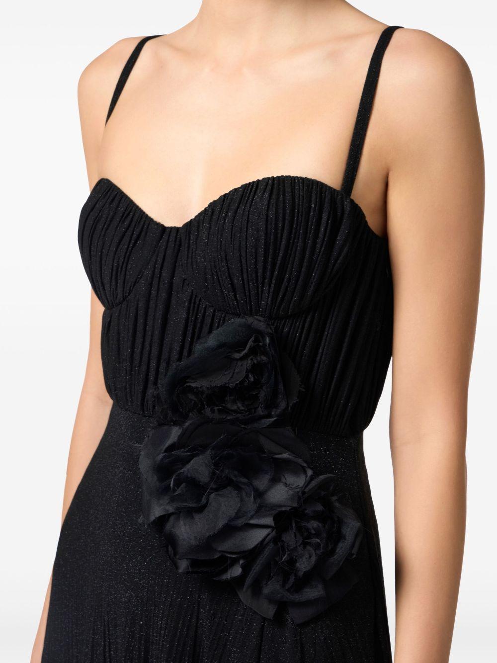 Floral-appliqué detailing dress<BR/><BR/> ABR2252E2 110 ELISABETTA FRANCHI 