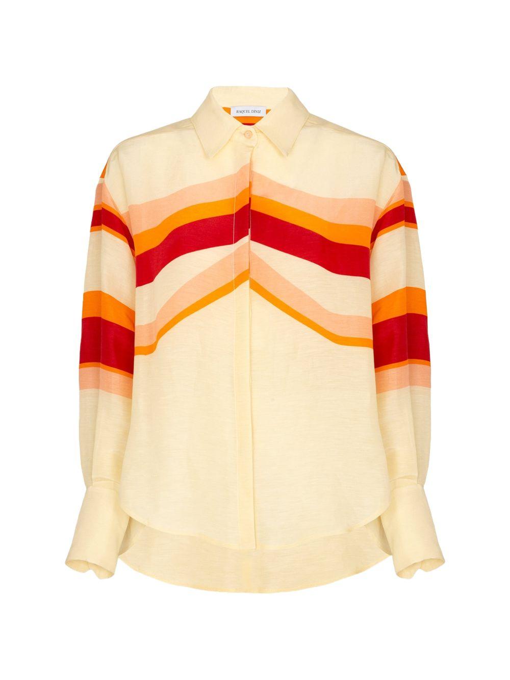 Bahia oversized shirt in linen and silk A003007 NSL000200650_002 RAQUEL DINIZ 