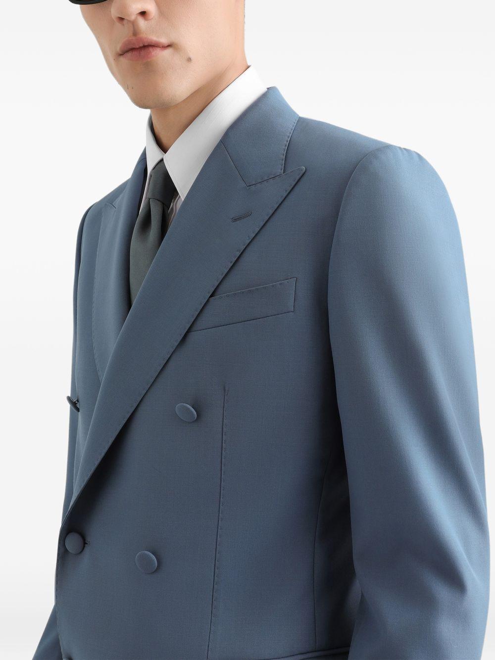 Double-breasted wool poplin jacket G2NW1T HU2BNB0068 DOLCE & GABBANA 