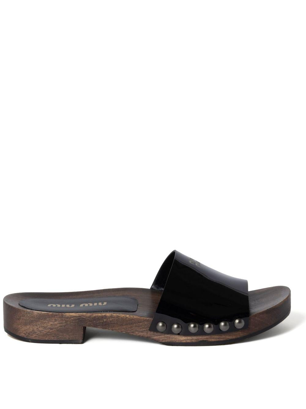 Leather sandals 5Z425EFA030 069F0002 MIU MIU 