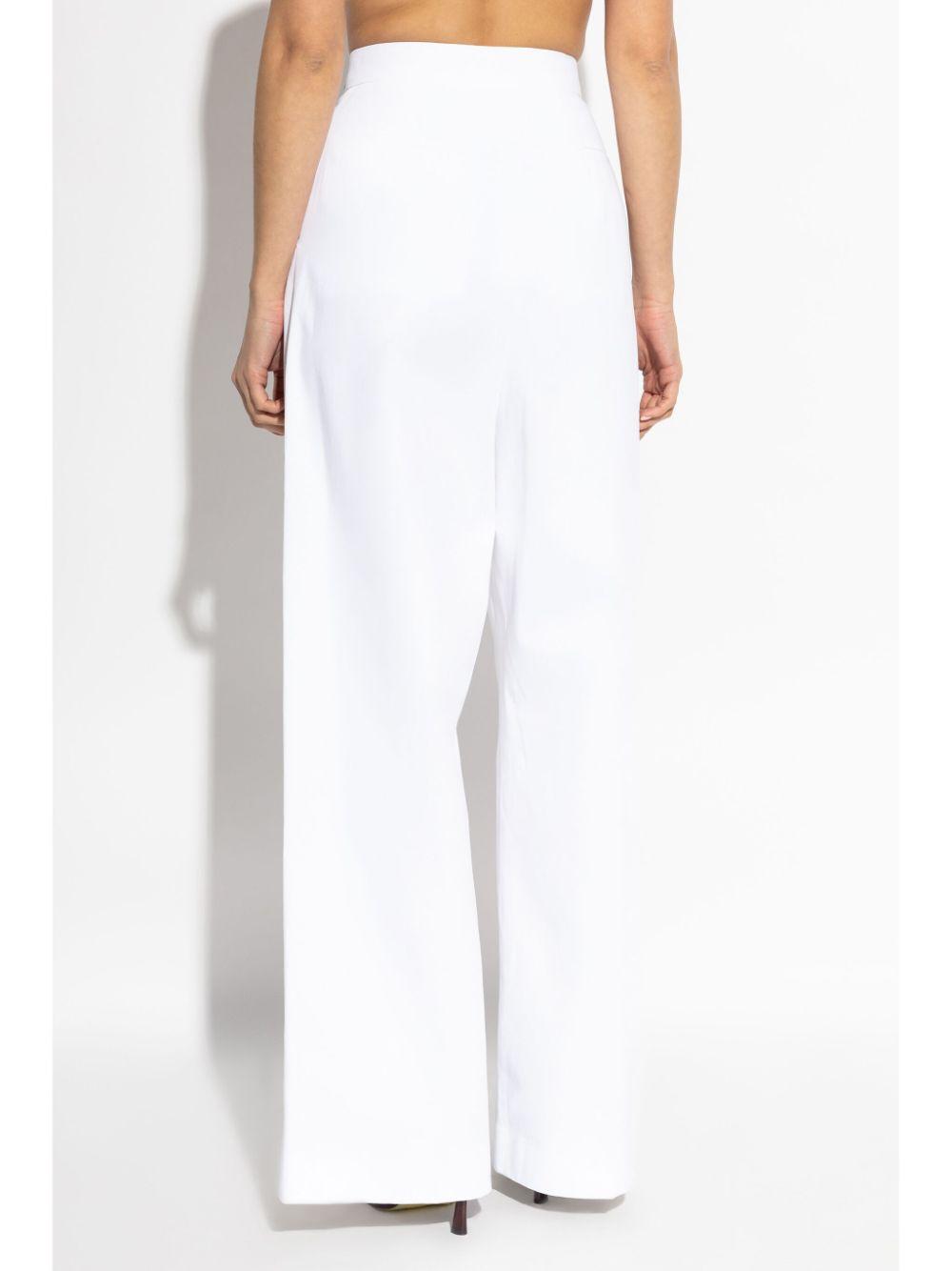 White pleated pants BW515714X0 100 GIVENCHY 