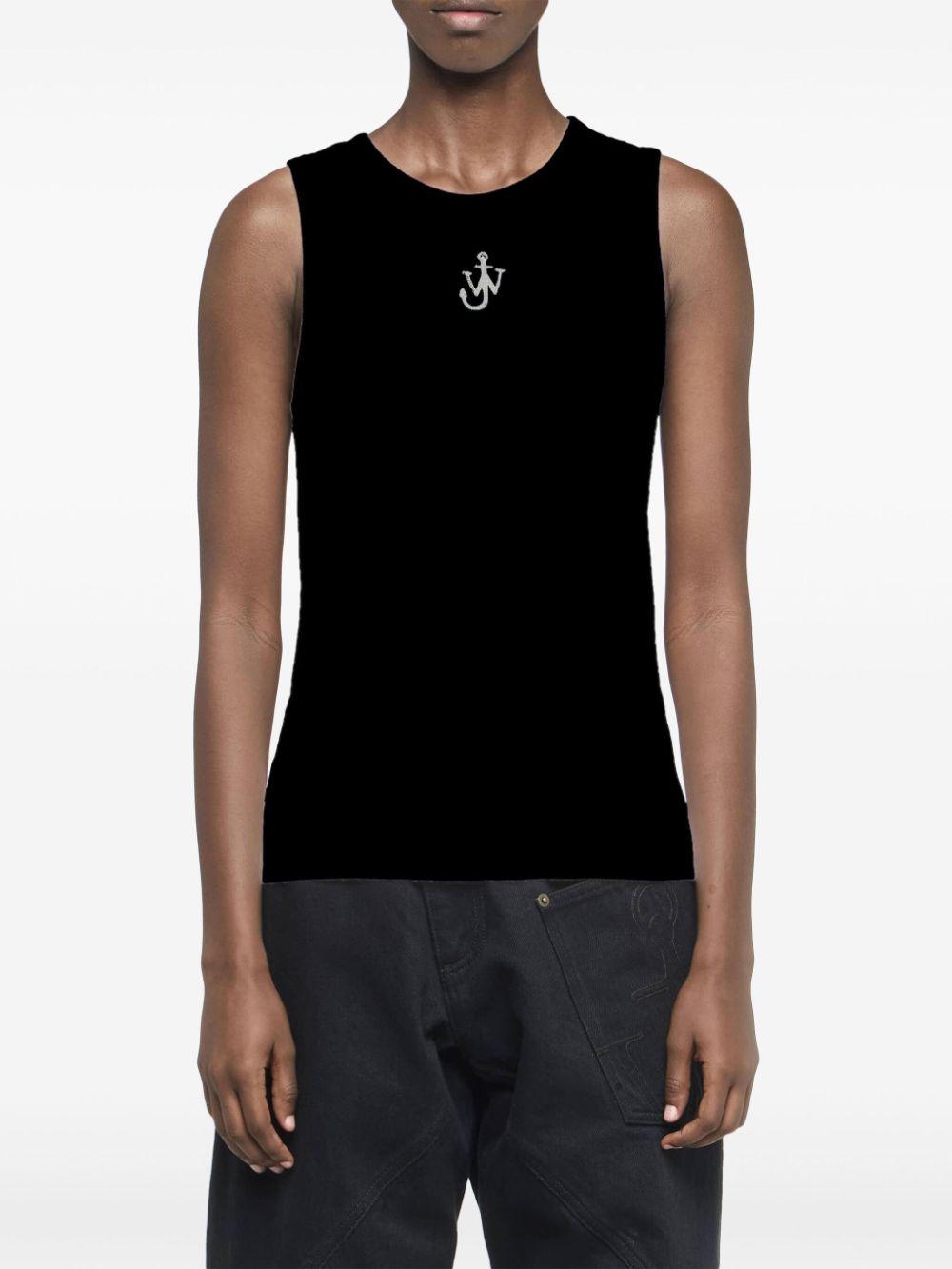 Anchor-embroidered top JO0248 PG1717999 JW ANDERSON 