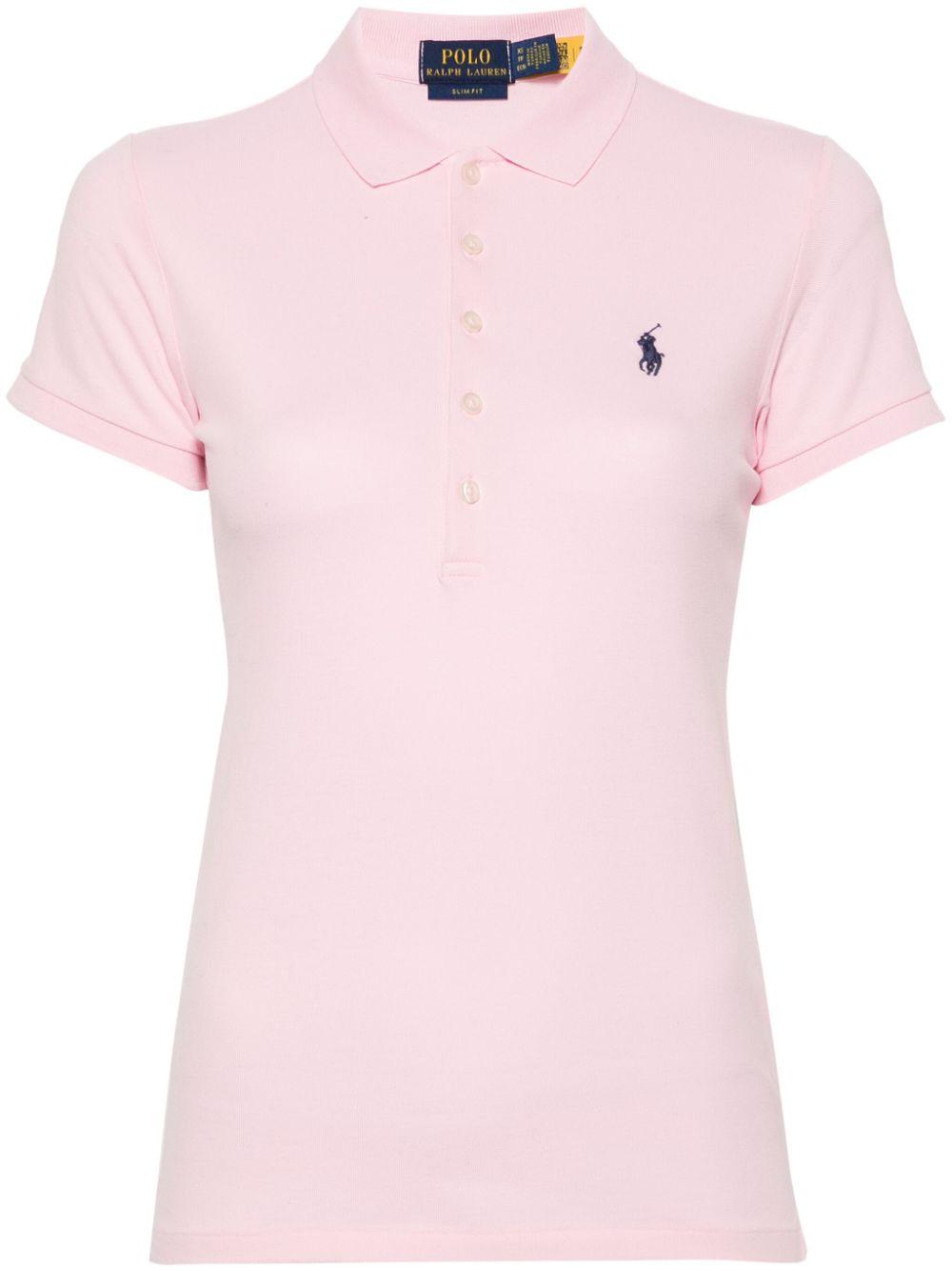 Polo Pony cotton polo shirt<BR/><BR/> 211870245003 SUNKISSED PINK POLO RALPH LAUREN 