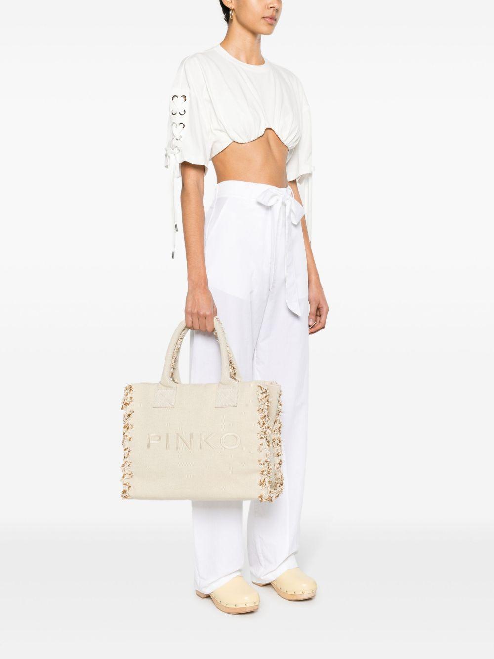 Beach Shopper bag 100782 A1X17UHQ PINKO 