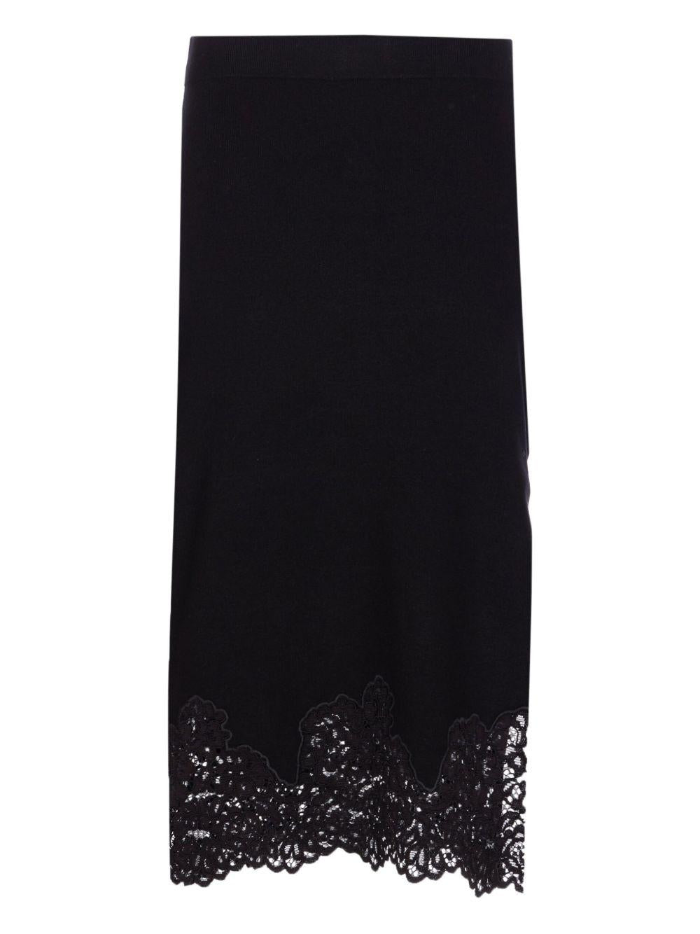Knit midi skirt with lace 252TP3390 00006 TWINSET 