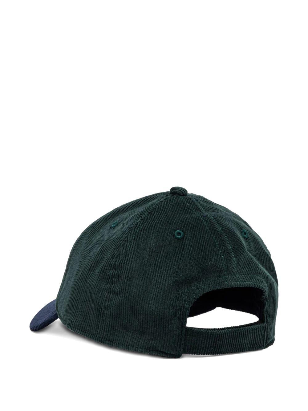 TWO-TONE BASEBALL CAP WITH EMBROIDERED LOGO ACPU Q9BGBASEBALLCONIFER AUTRY 