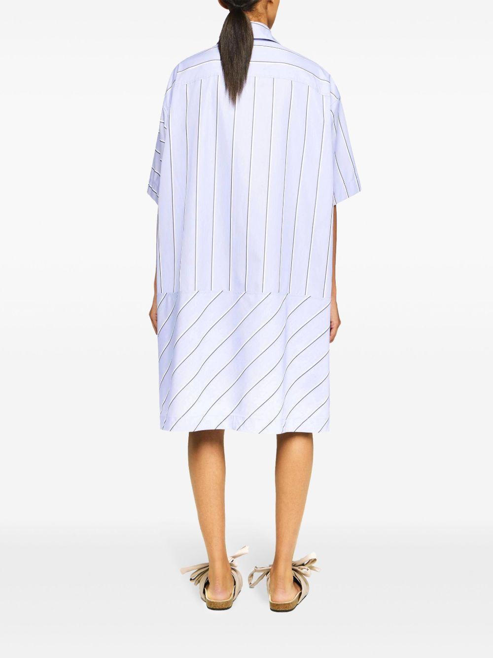 High-low hem shirt dress<BR/><BR/><BR/> DR0475 PG1142803 JW ANDERSON 