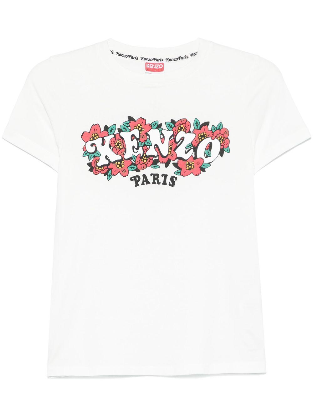 Boke Flower motif T-shirt FF52TS1494SO 02 KENZO 