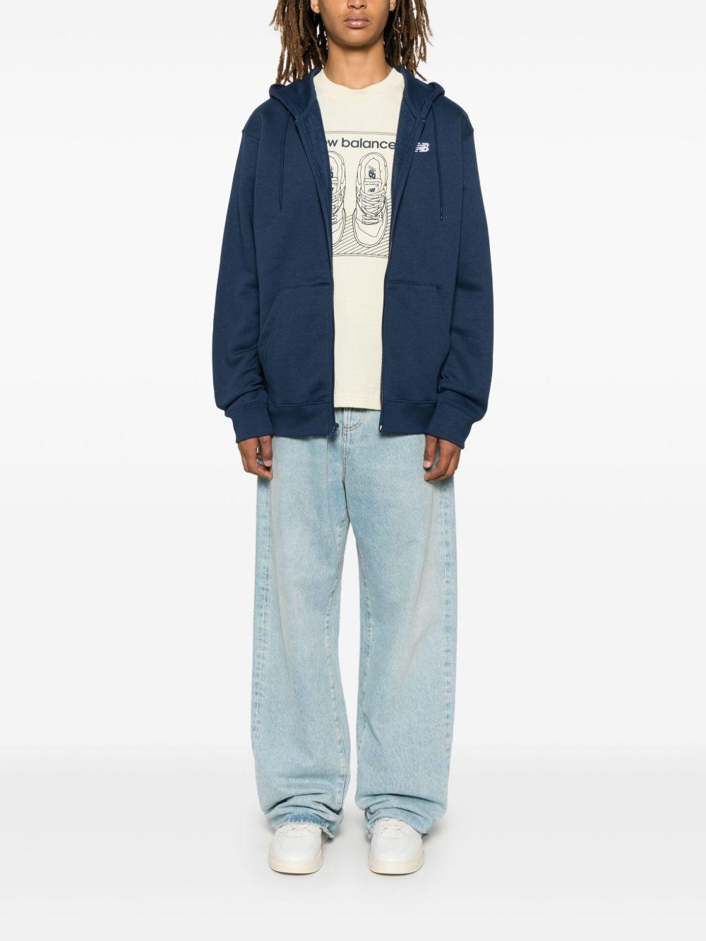 Logo hoodie MJ41502NNY NBNAVY NEW BALANCE 