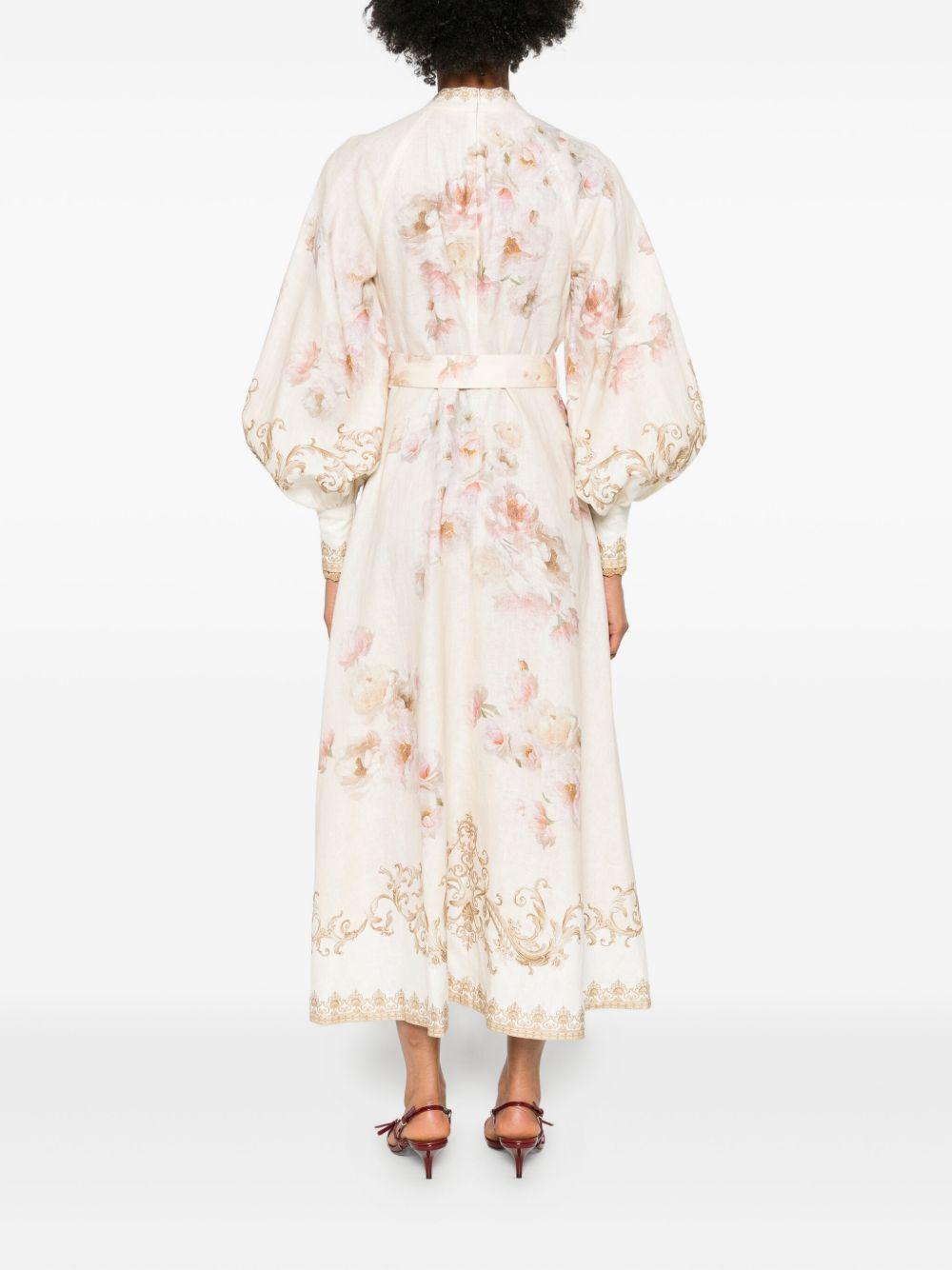 Hypnotic Buttoned Midi Dress 5168DF251 CPNY ZIMMERMANN 