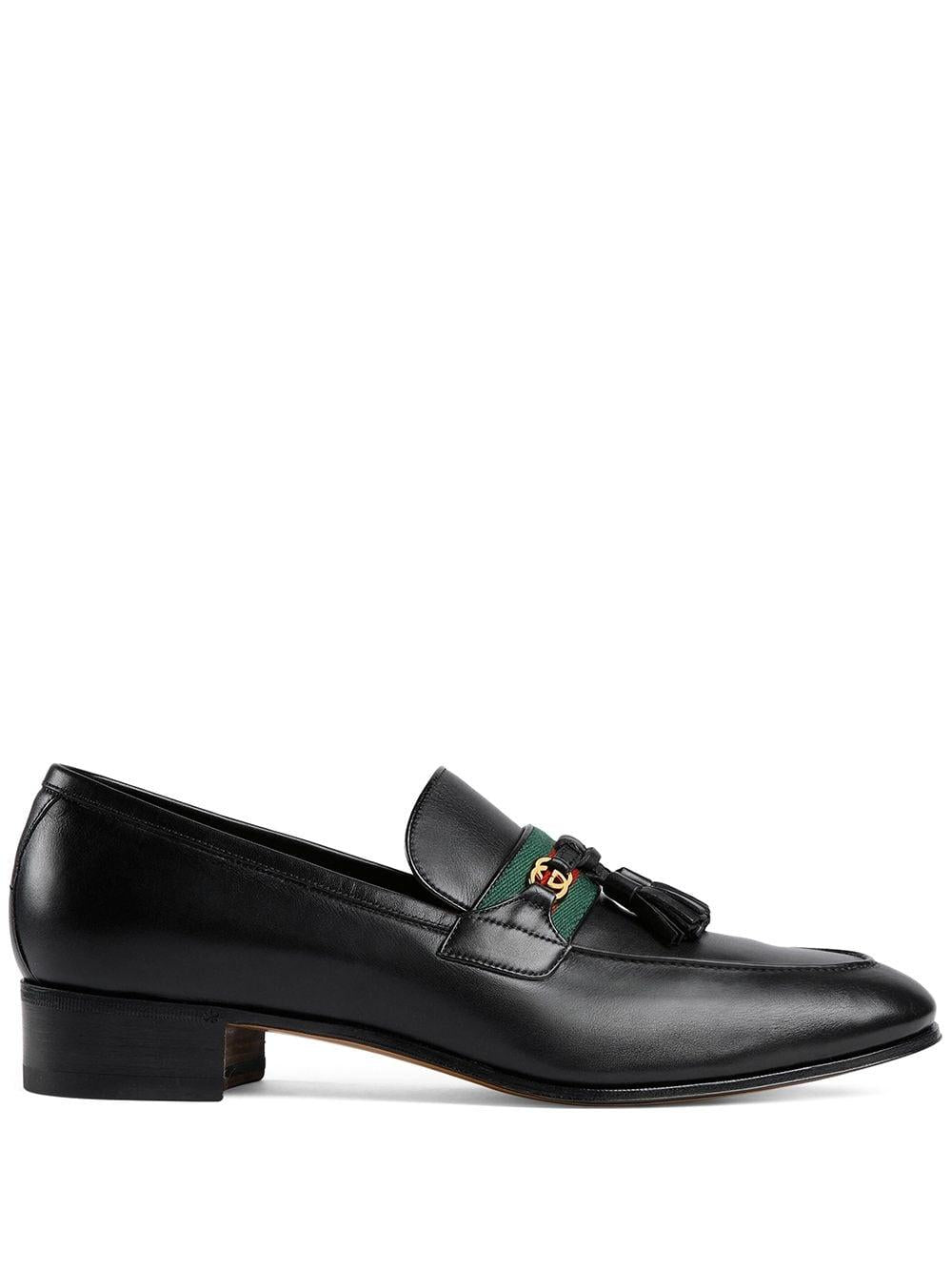 mocassini con decorazione Web 624720 1W6101066 GUCCI 