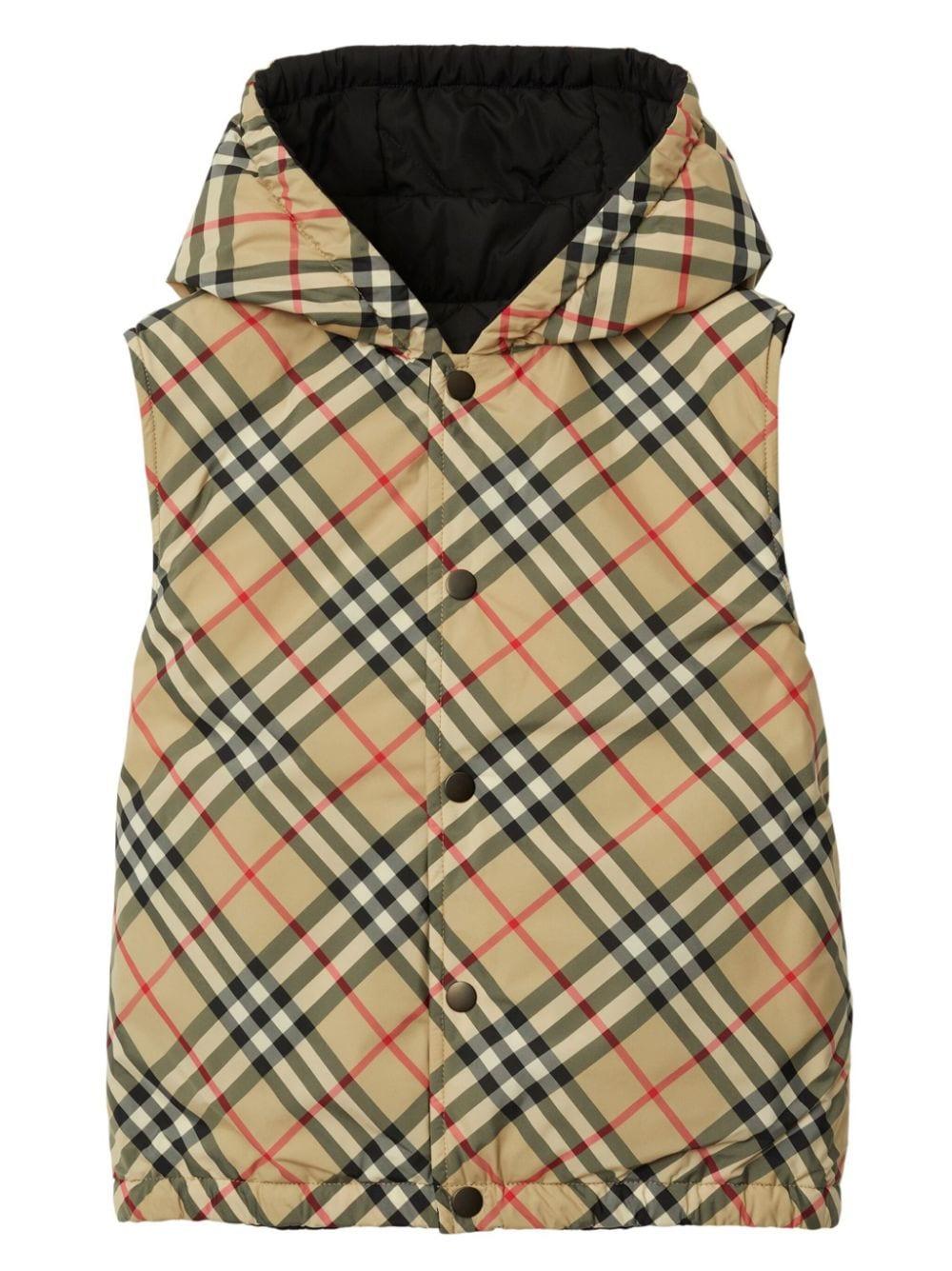 Vintage Check pattern  gilet 8079637 A7028 BURBERRY KIDS 