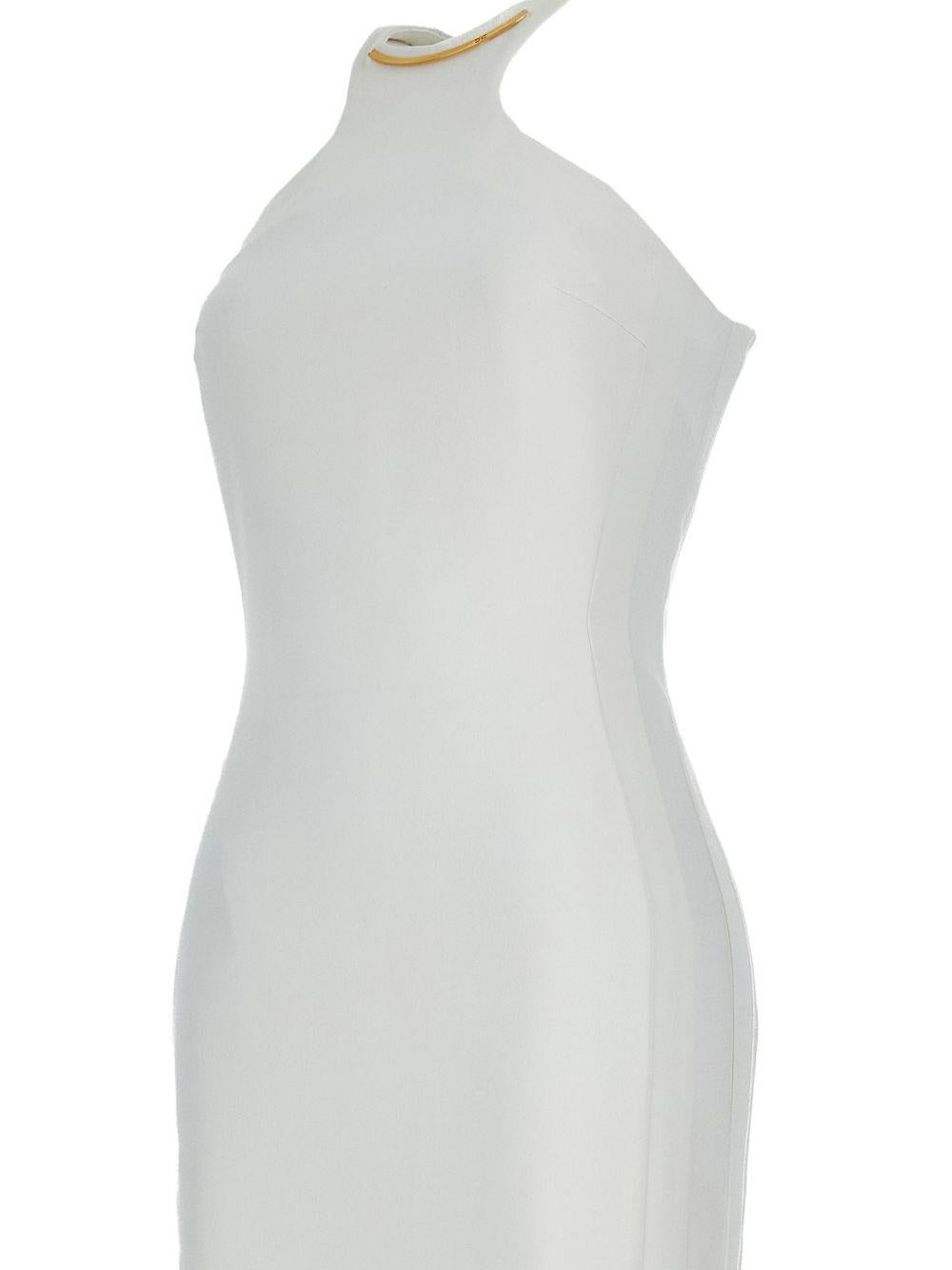 DRESS WITH JEWEL DETAIL AB91761E2 360 ELISABETTA FRANCHI 
