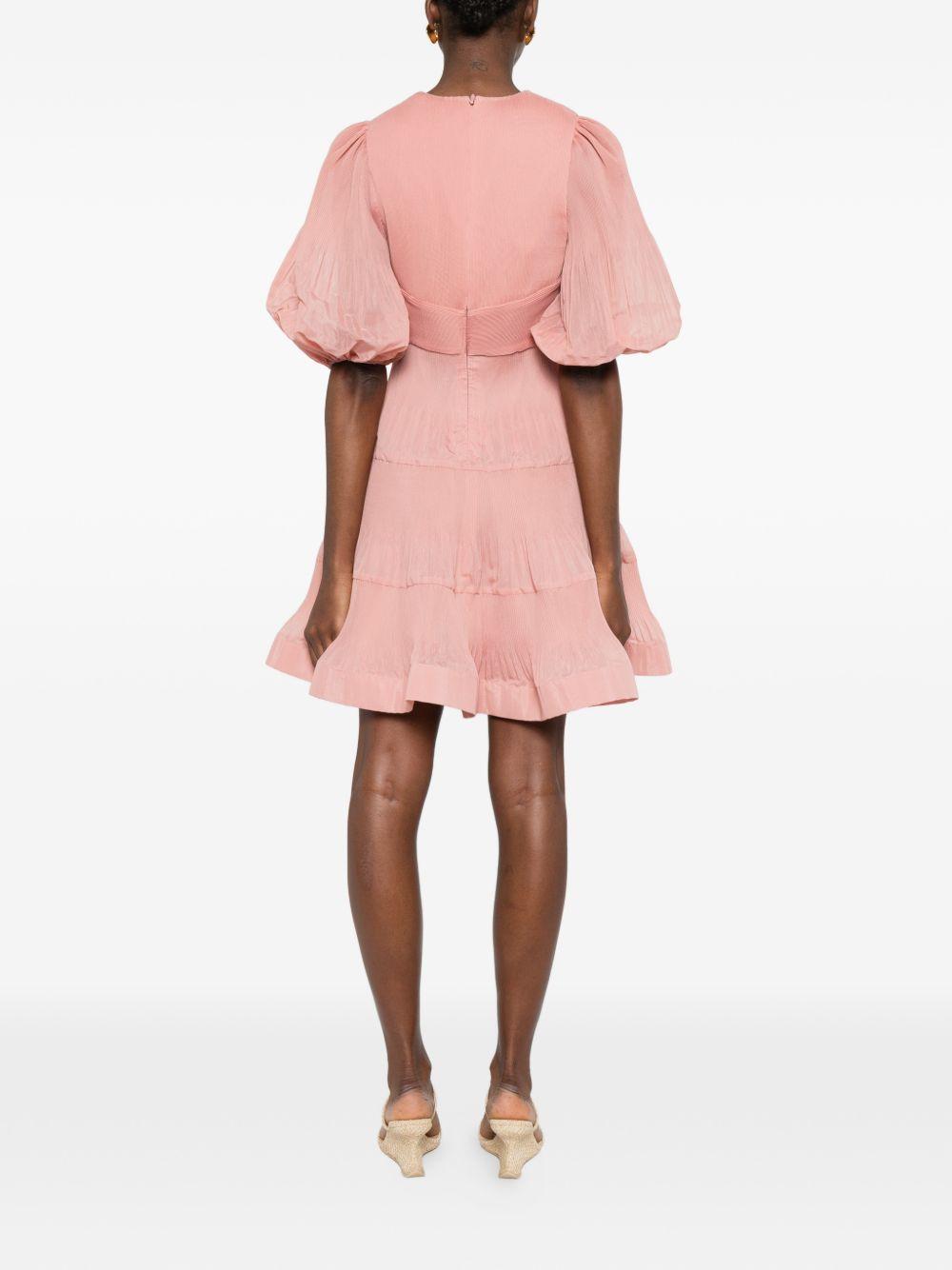 Pleated mini dress 3904DS26R DPI ZIMMERMANN 