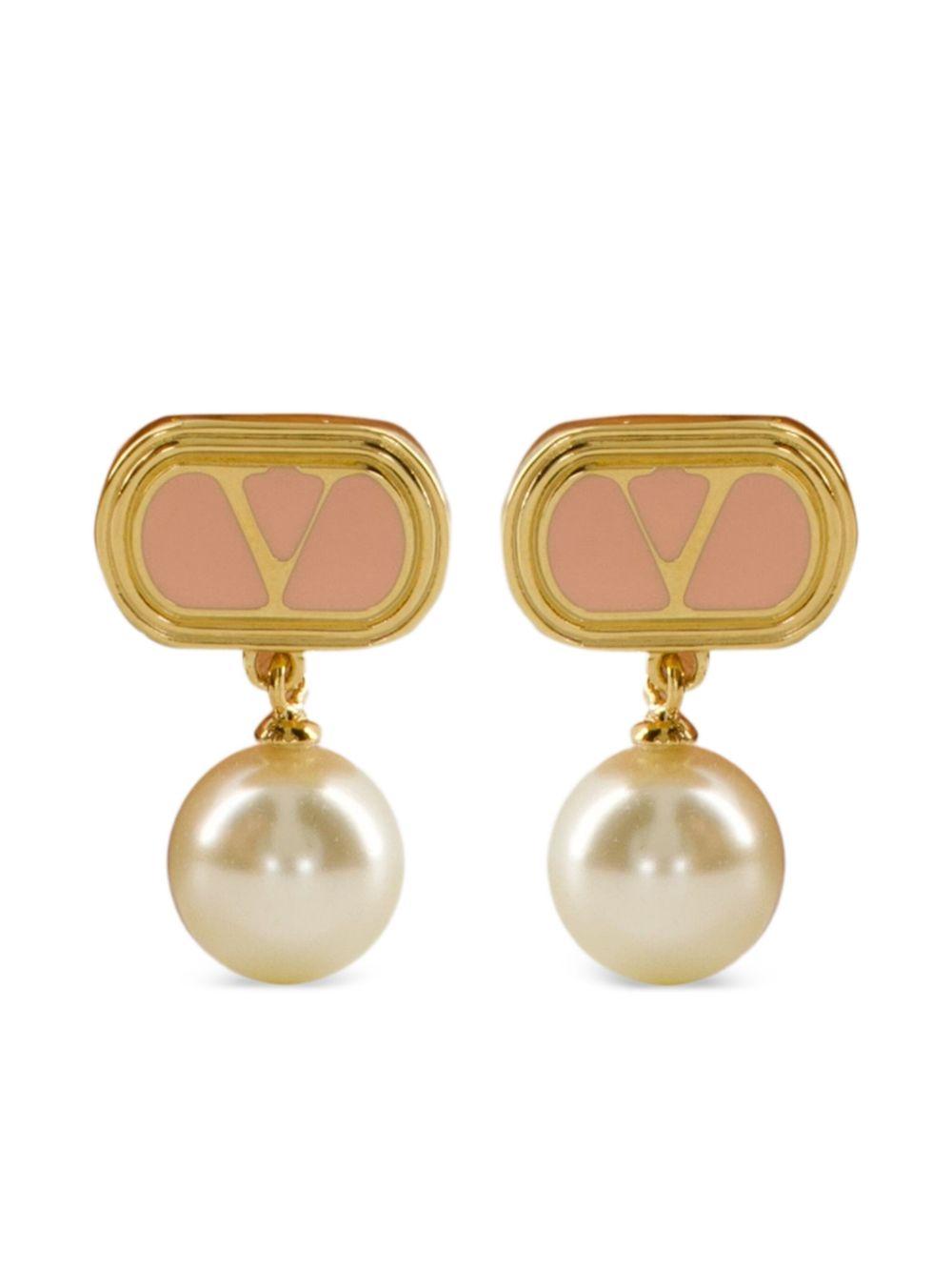 Logo and pearl earrings 7W2J0X91LTD BYT VALENTINO GARAVANI 