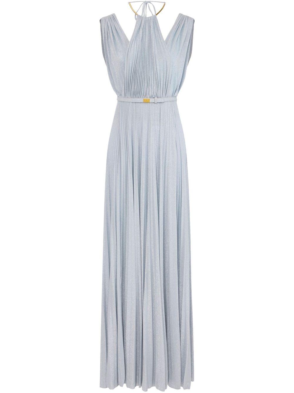 Lurex-detail gown<BR/><BR/><BR/> ABR2152E2 A28 ELISABETTA FRANCHI 