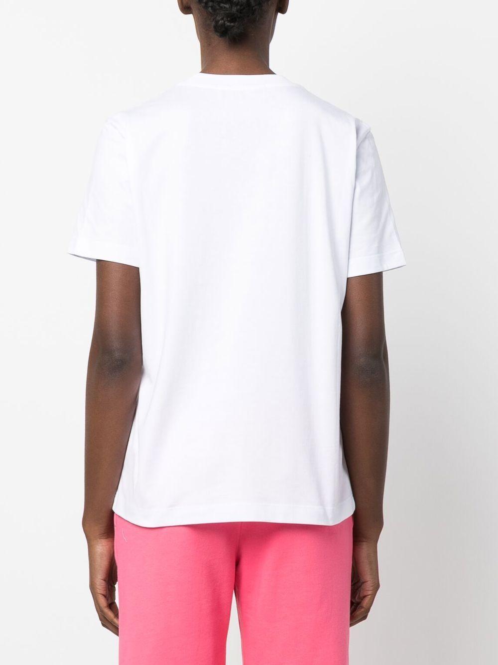 Graffiti logo-print T-shirt<BR/><BR/> 3441MDM510 23700201A MSGM 