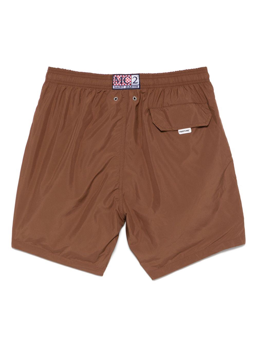 Swim shorts LIGHTING 01098H18 BROWN PNT MC2 SAINT BARTH 