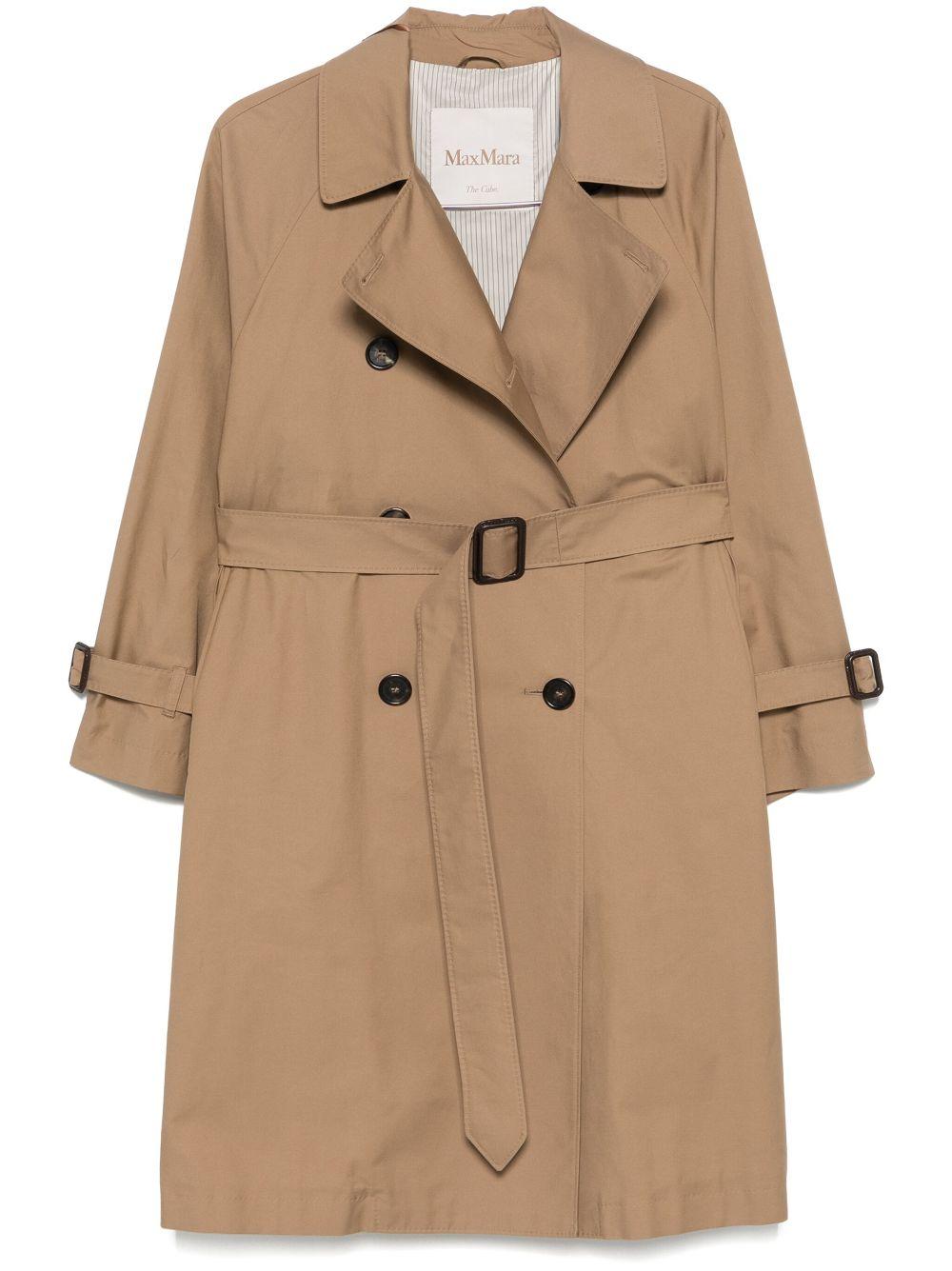 Gabardine-weave trench coat 2519021094 CTRENCH004 MAX MARA THE CUBE 