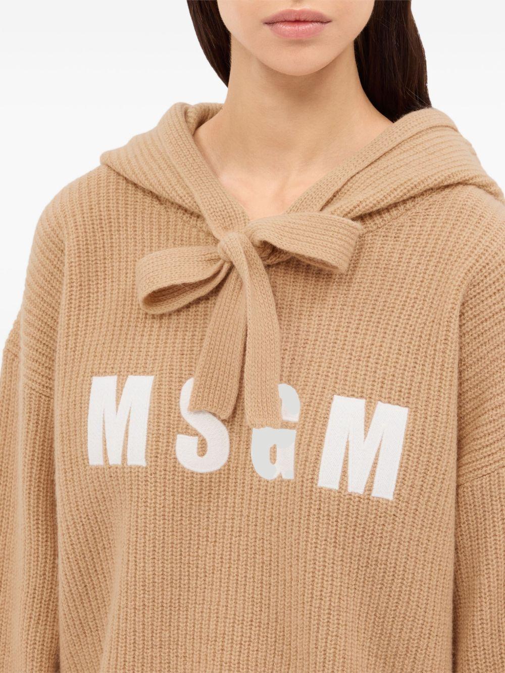 short sweatshirt with logo 3941MDM219 25778523 MSGM 