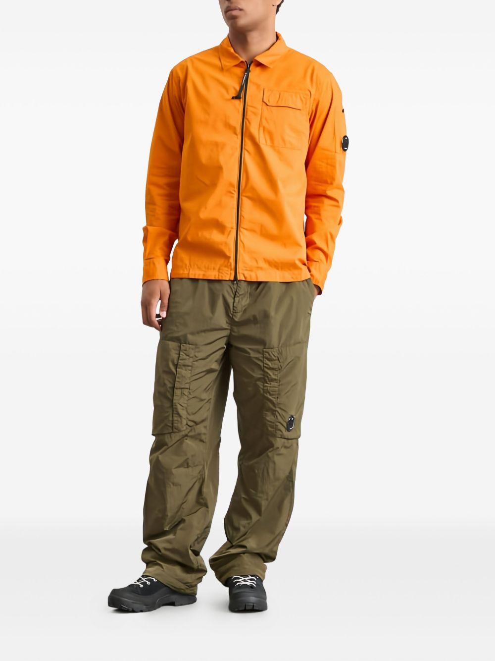 Organic Gabardine Zipped Overshirt 19CMOS705A 110143G434 C.P. COMPANY 