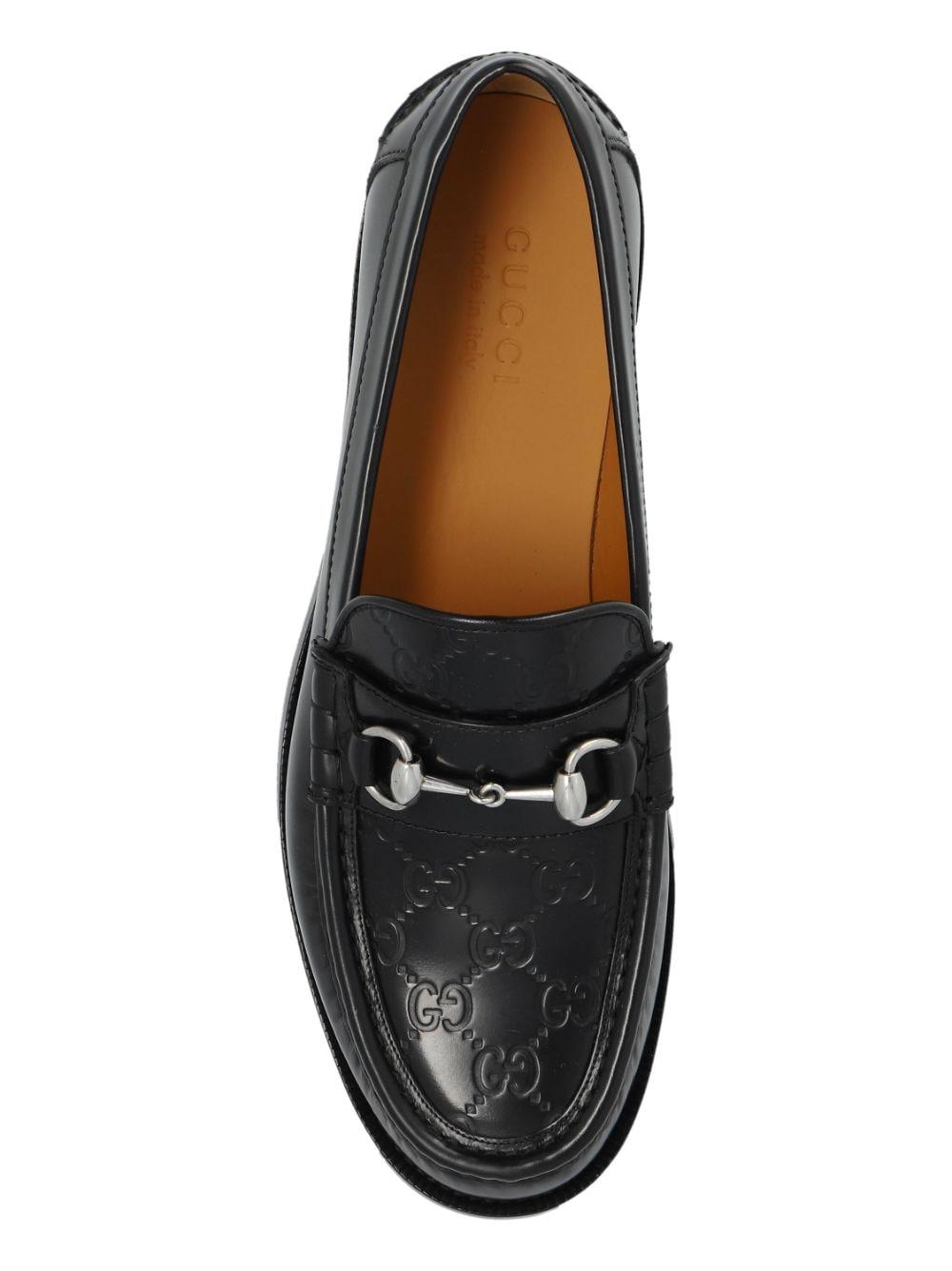 Loafer with horsebit<BR/><BR/><BR/> 786426 AADIU1000 GUCCI 