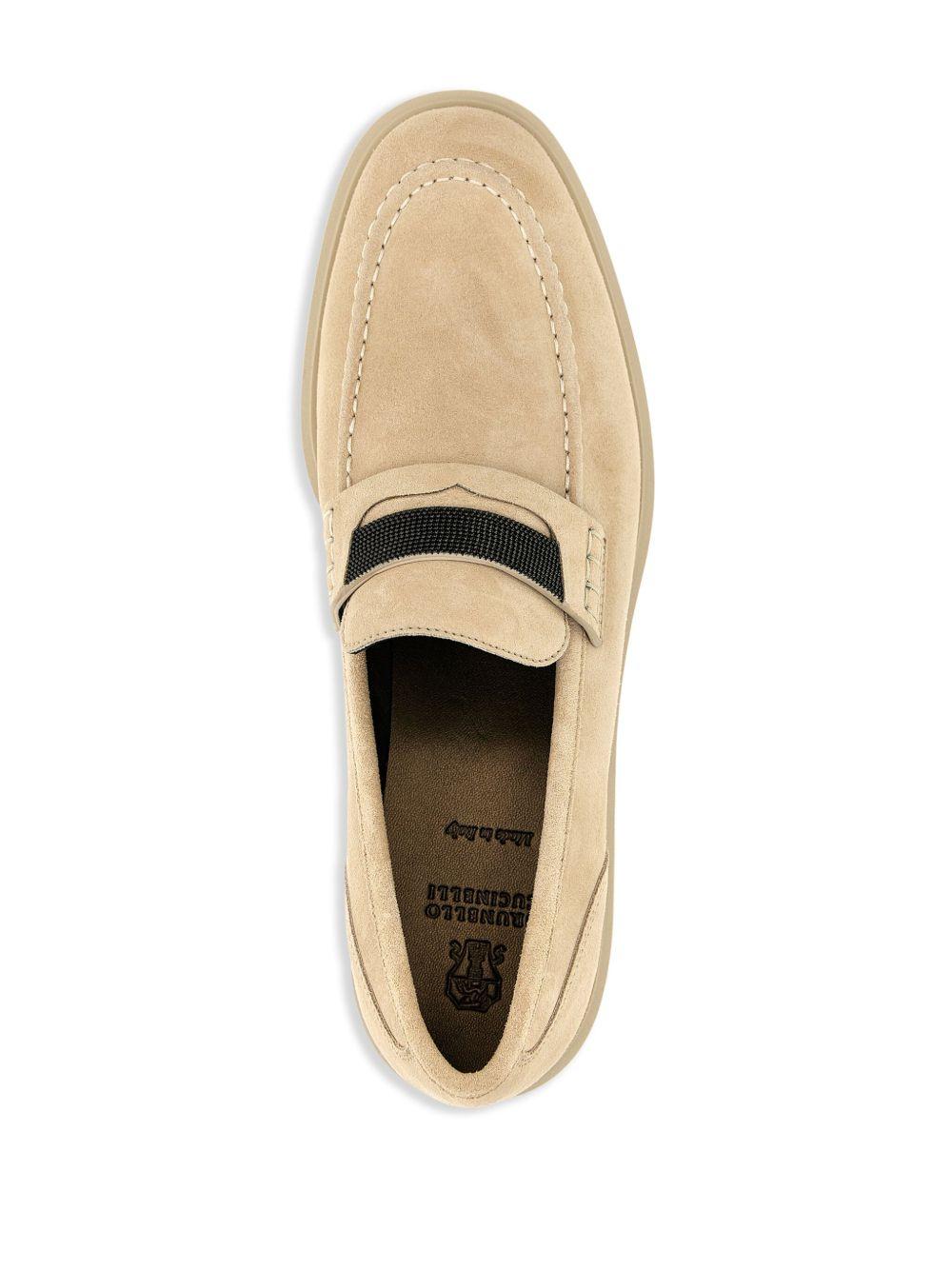 Beige loafers MZSFG2370 C7680 BRUNELLO CUCINELLI 