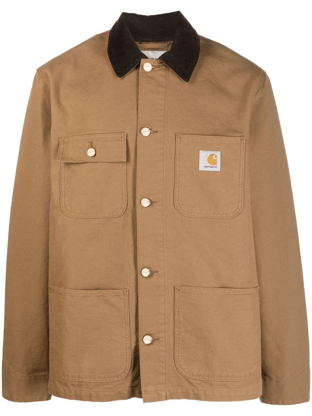 Michigan organic cotton single-breasted coat<BR/><BR/><BR/> I031519 Michigan Coat (Summer)00S.02 CARHARTT WIP 
