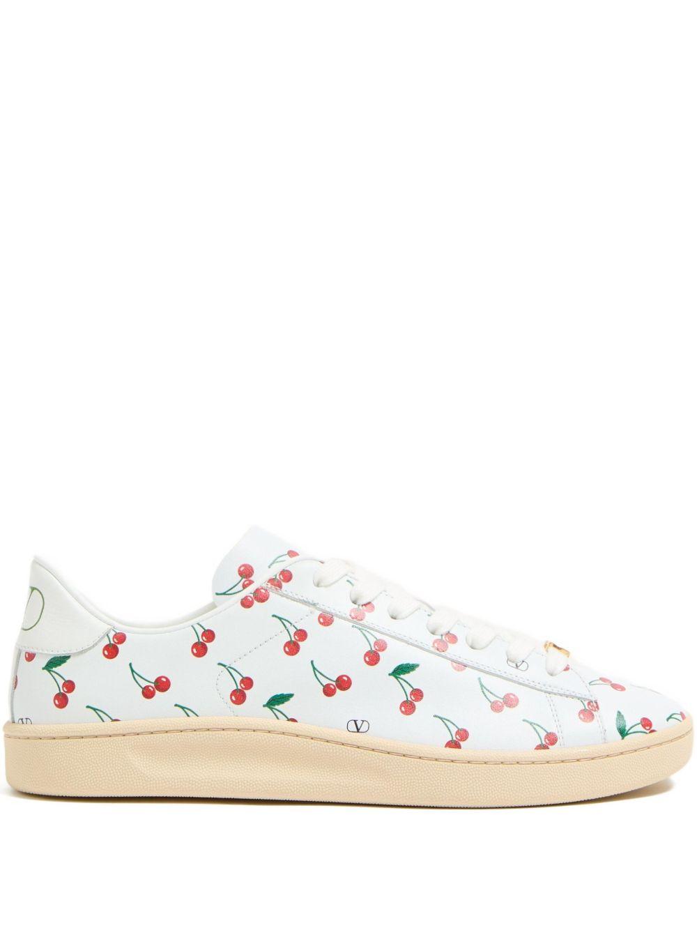 Royco Sneaker Calfskin With Cherryfic Pattern 7Y2S0K34DRJ CSV VALENTINO GARAVANI 