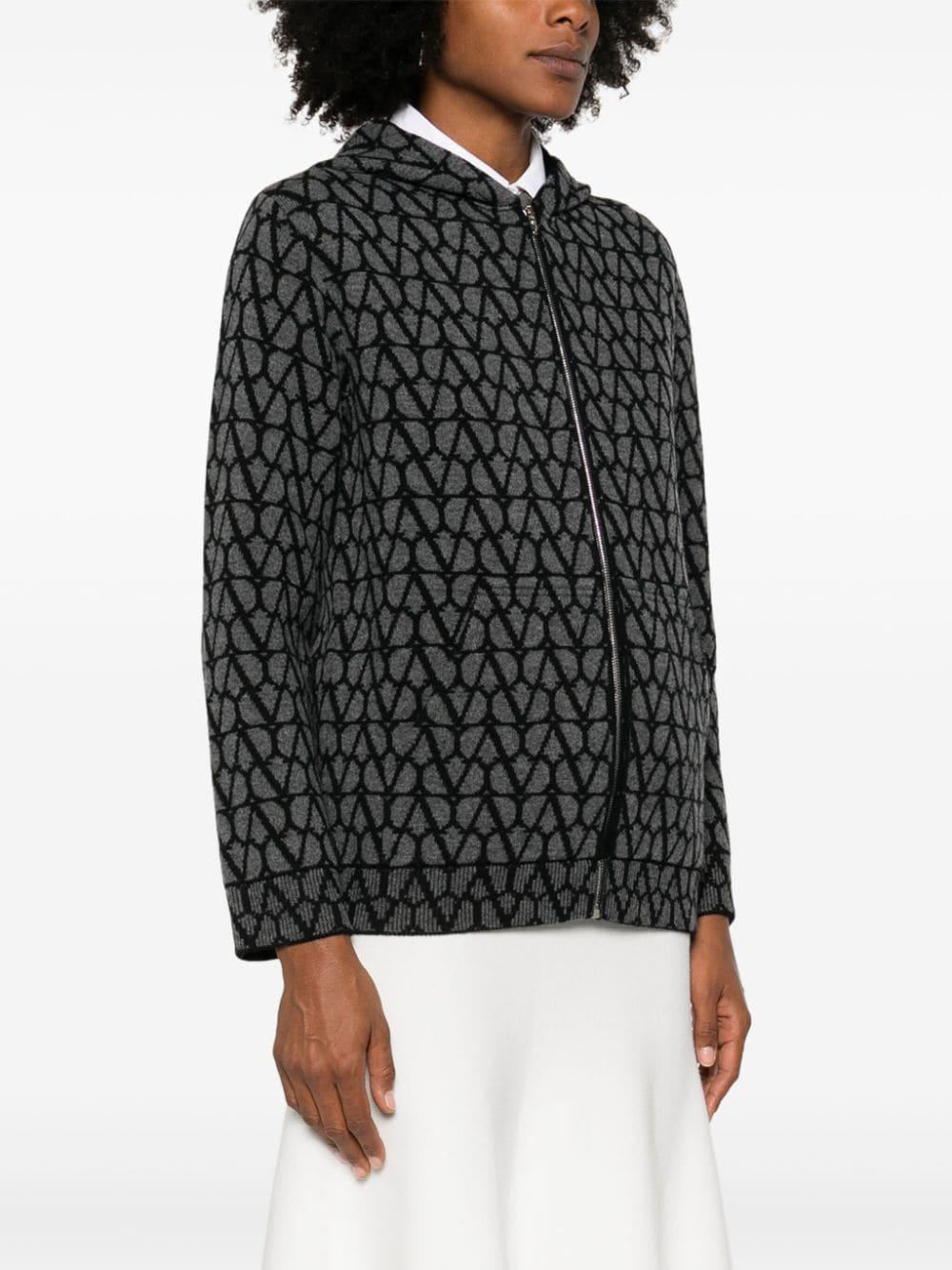 VLogo print cardigan<BR/><BR/><BR/> 5B3KE02Z8P0 ZPH VALENTINO GARAVANI 