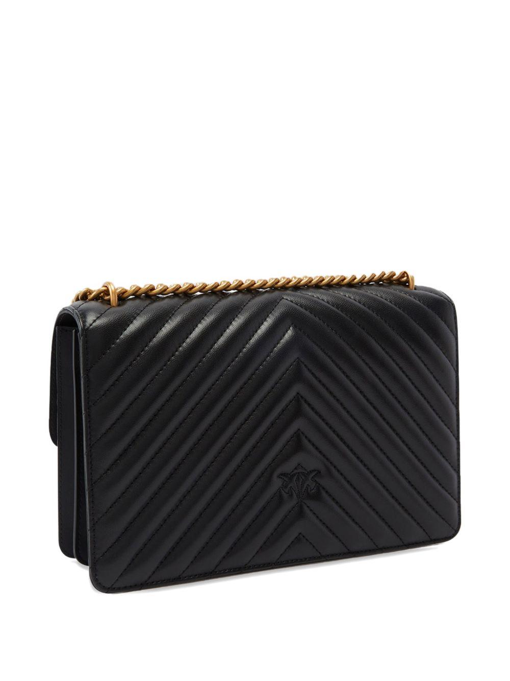Love chevron medium shoulder bag 100941 A0GKZ99Q PINKO 
