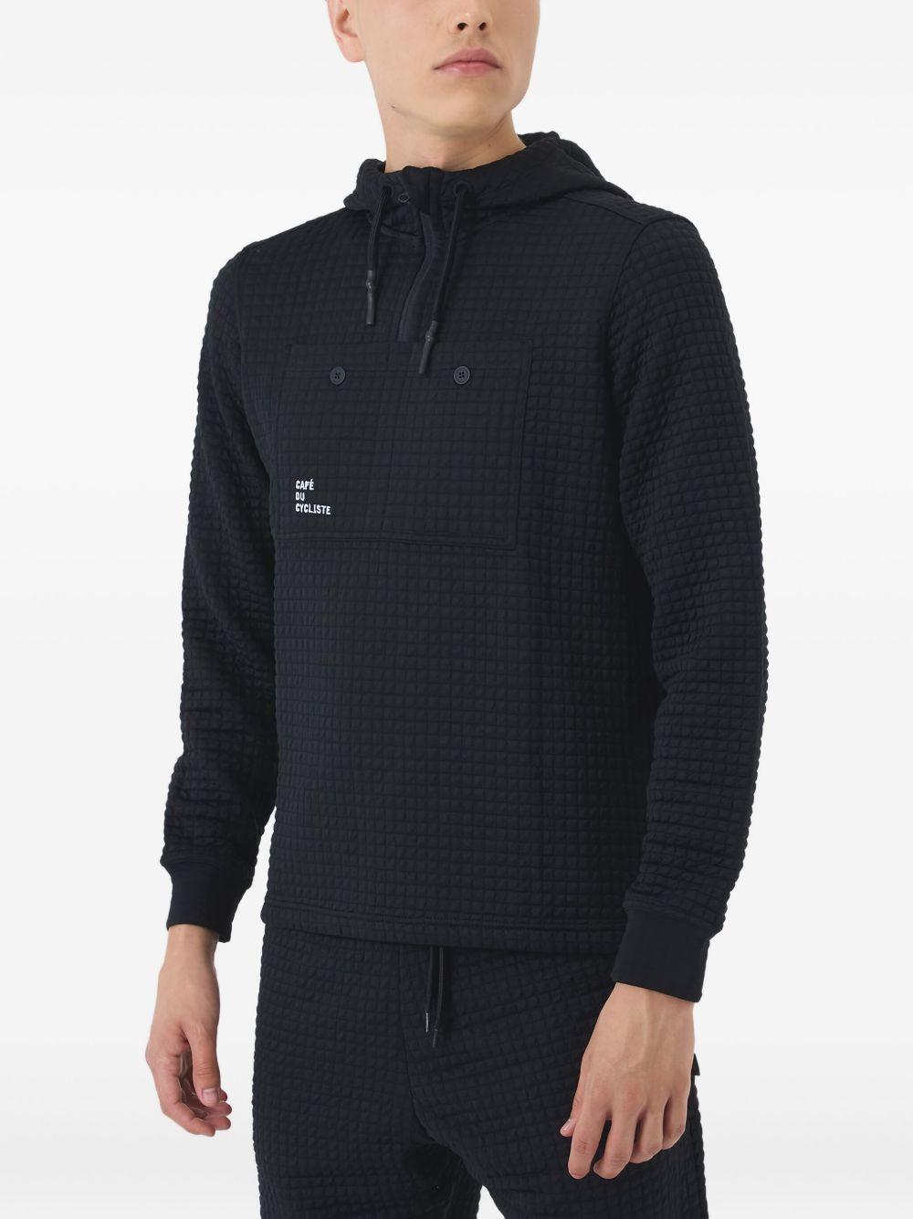 Polartec Hoodie THELMA BLACK CAFÉ DU CYCLISTE 